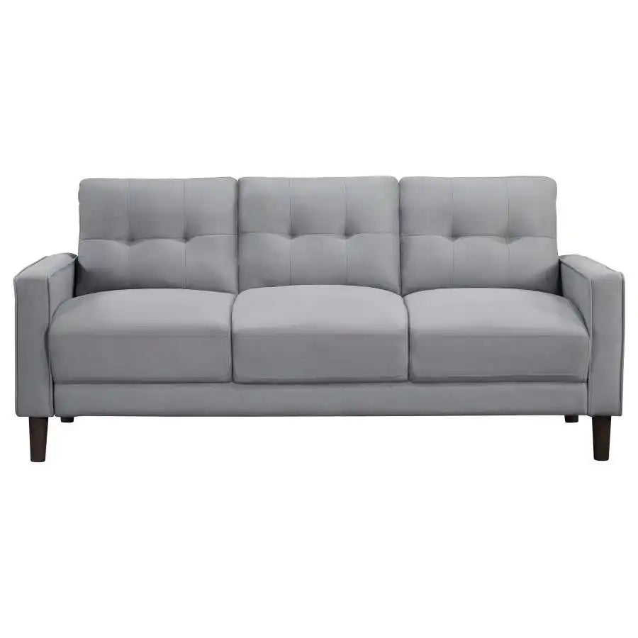 Bowen - Upholstered Track Arm Tufted Sofa Set - Best Buy Furniture