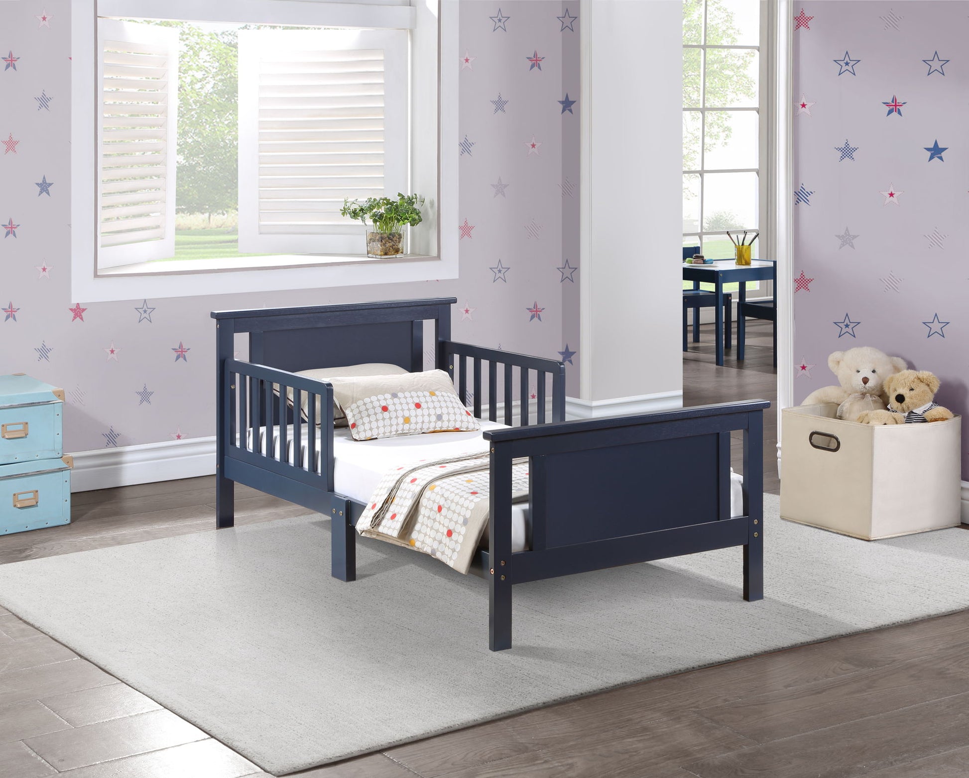 Connelly - Reversible Panel Toddler Bed - Best Buy Furniture
