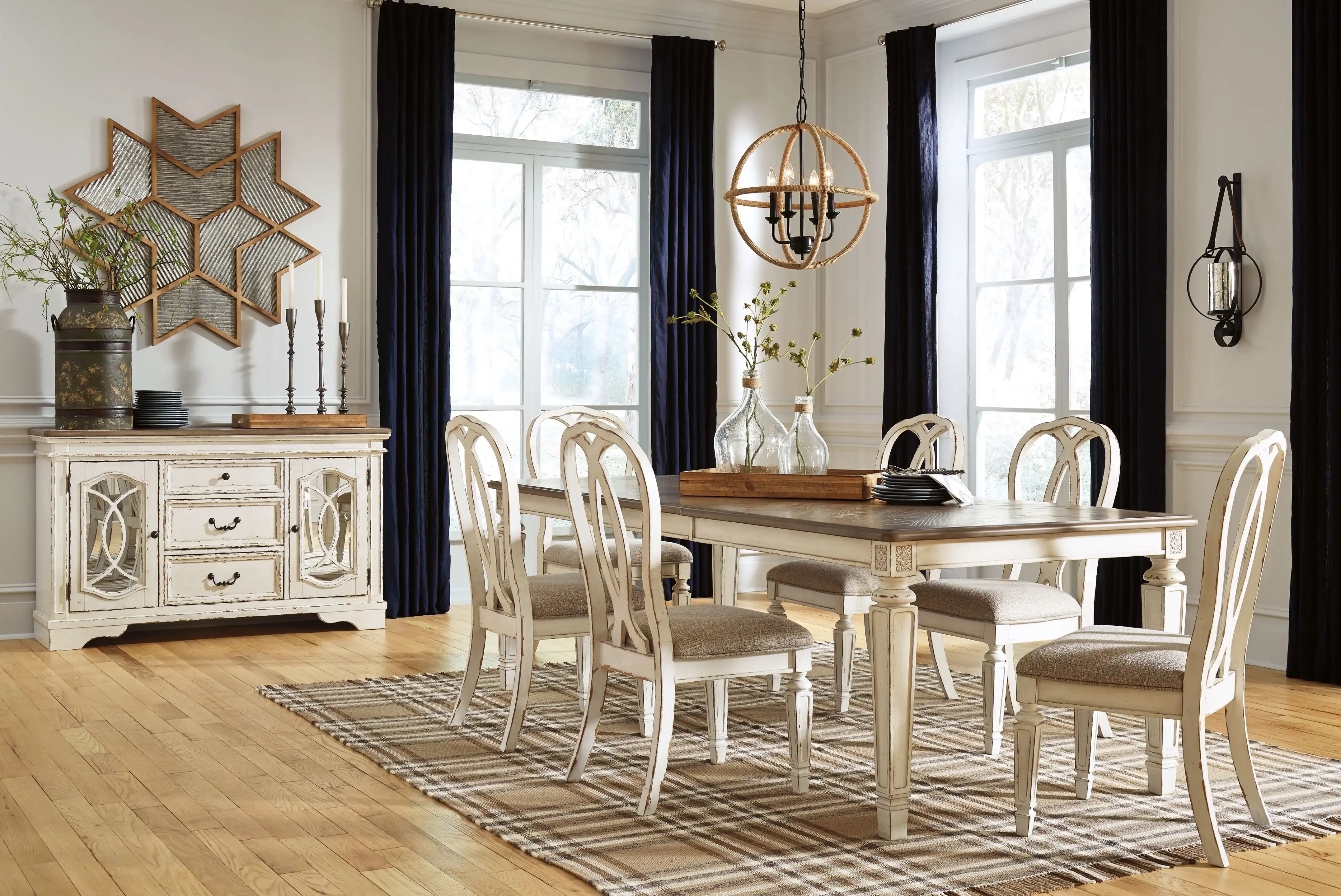 Realyn - Rectangular Dining Table Set - Best Buy Furniture