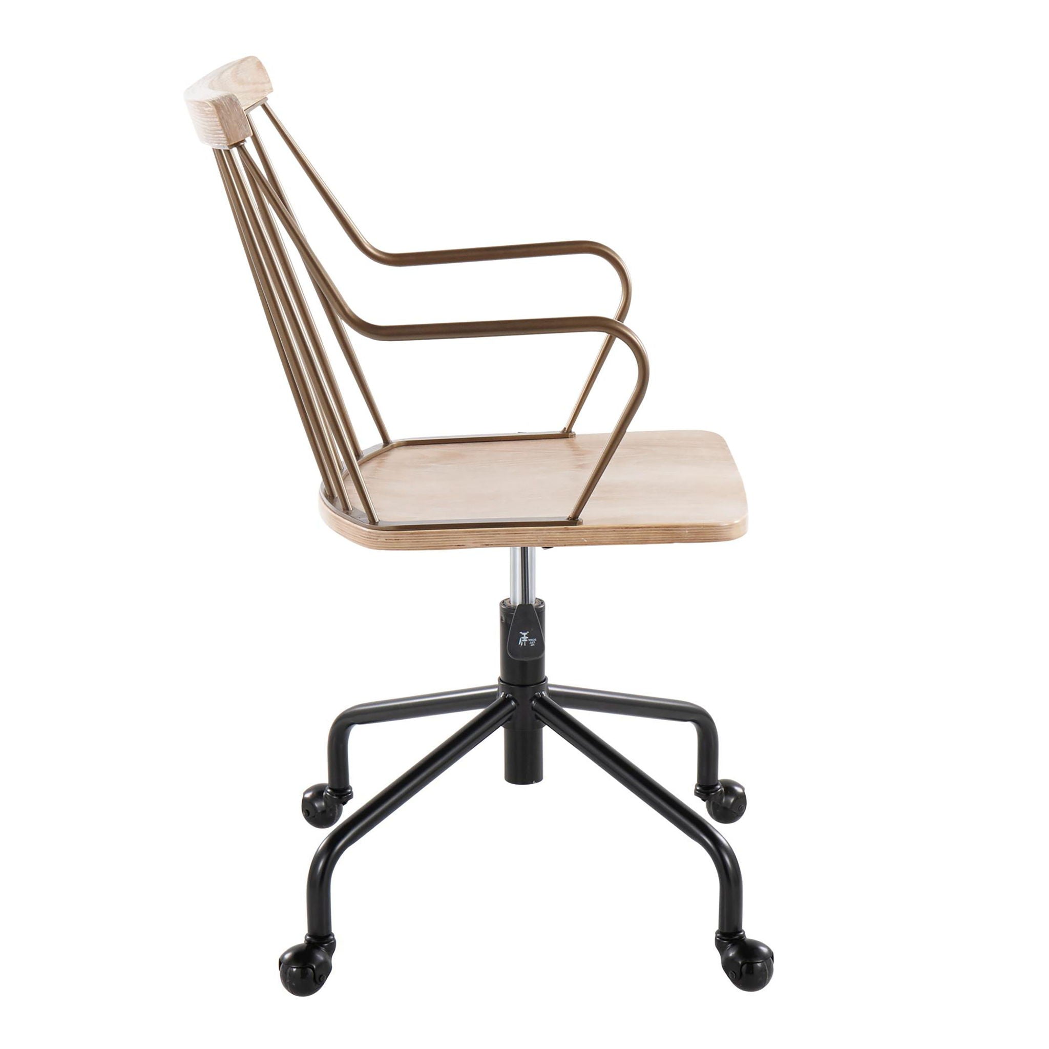 Preston - Farmhouse Adjustable Office Chair - Best Buy Furniture
