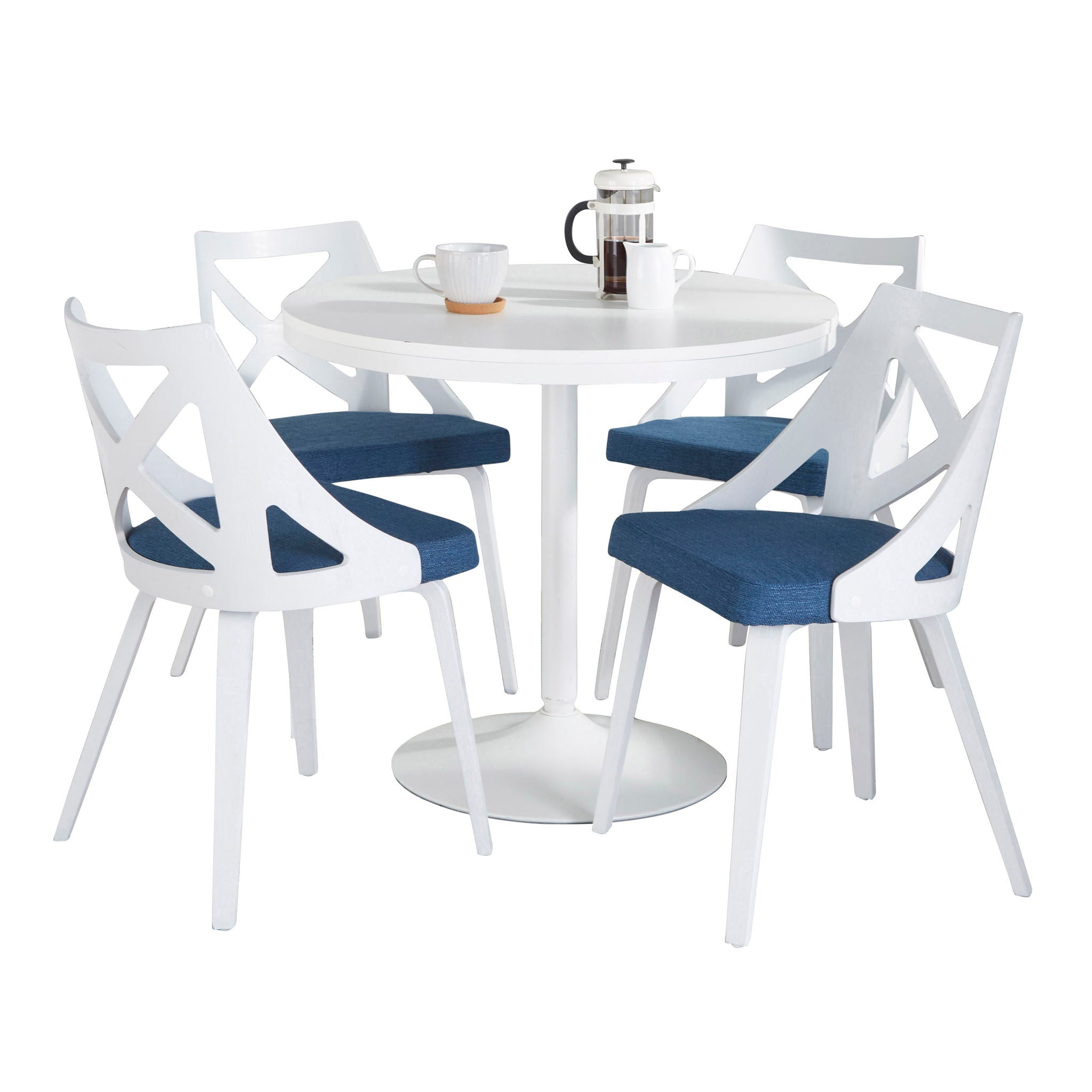Dakota Charlotte - 5 Piece Contemporary Design, Dining Set - Best Buy Furniture