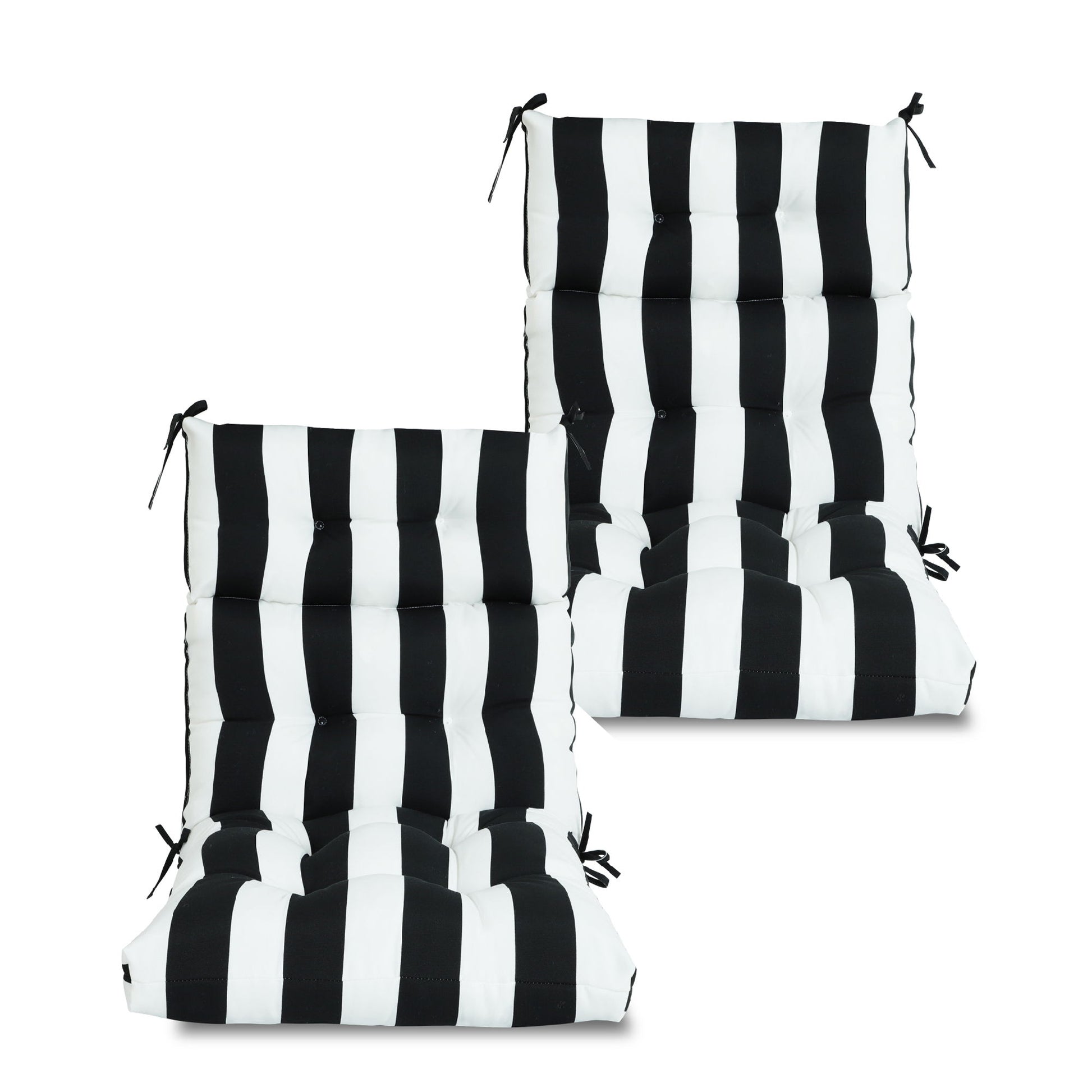 2 Piece High Back Patio Chair Cushion Set, Tufted Adirondack And Rocking Chair Cushions - Best Buy Furniture