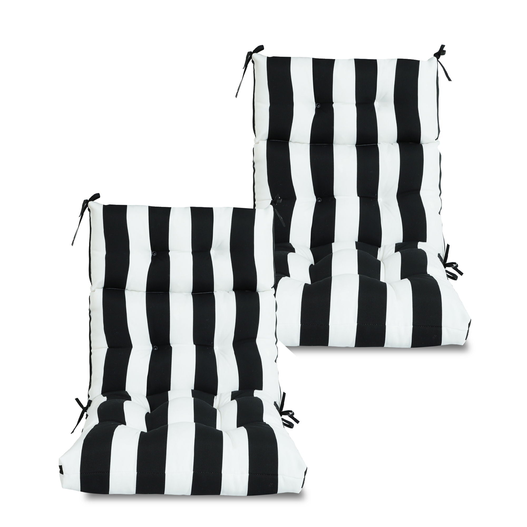 2 Piece High Back Patio Chair Cushion Set, Tufted Adirondack And Rocking Chair Cushions - Best Buy Furniture