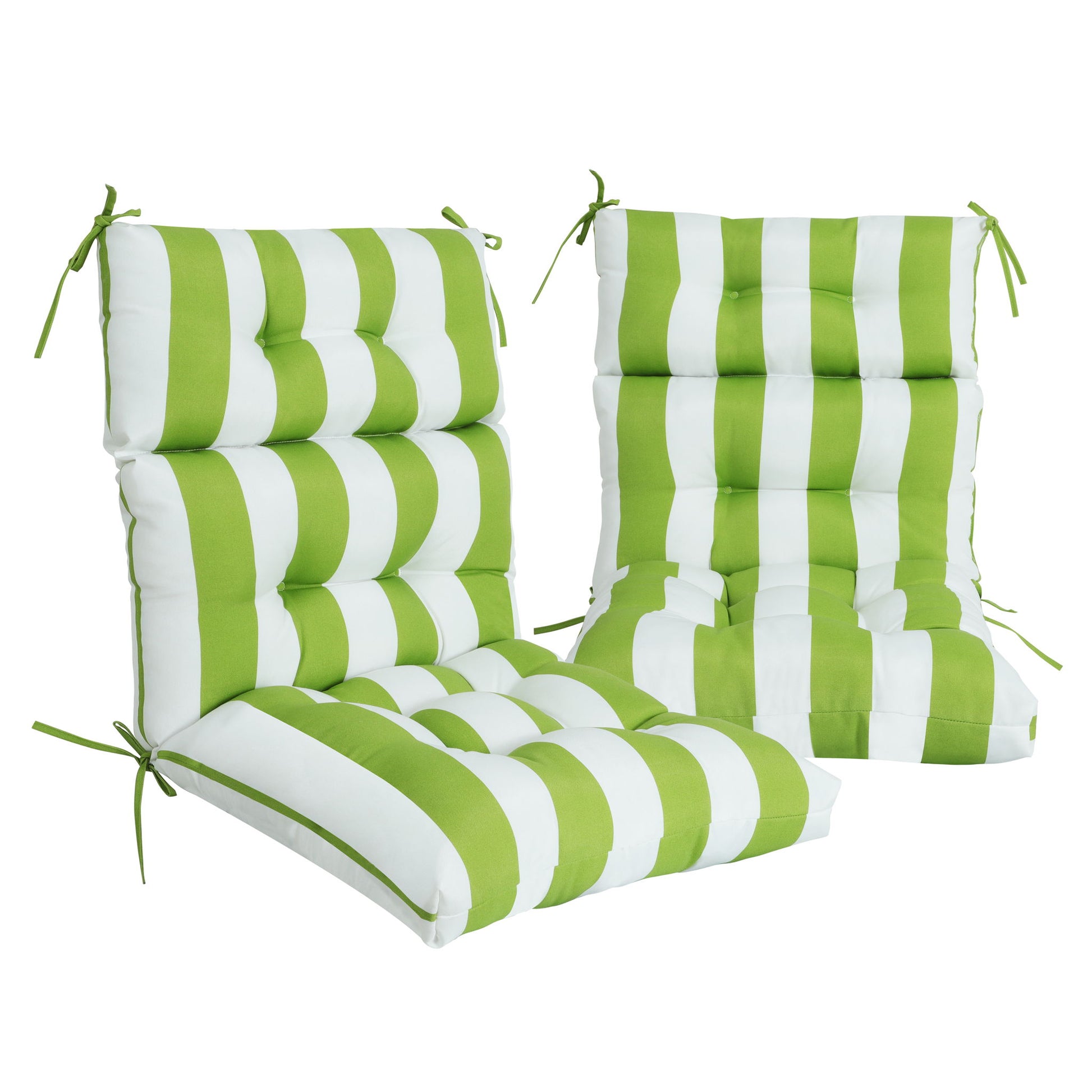 2 Piece High Back Patio Chair Cushion Set, Tufted Adirondack And Rocking Chair Cushions - Best Buy Furniture