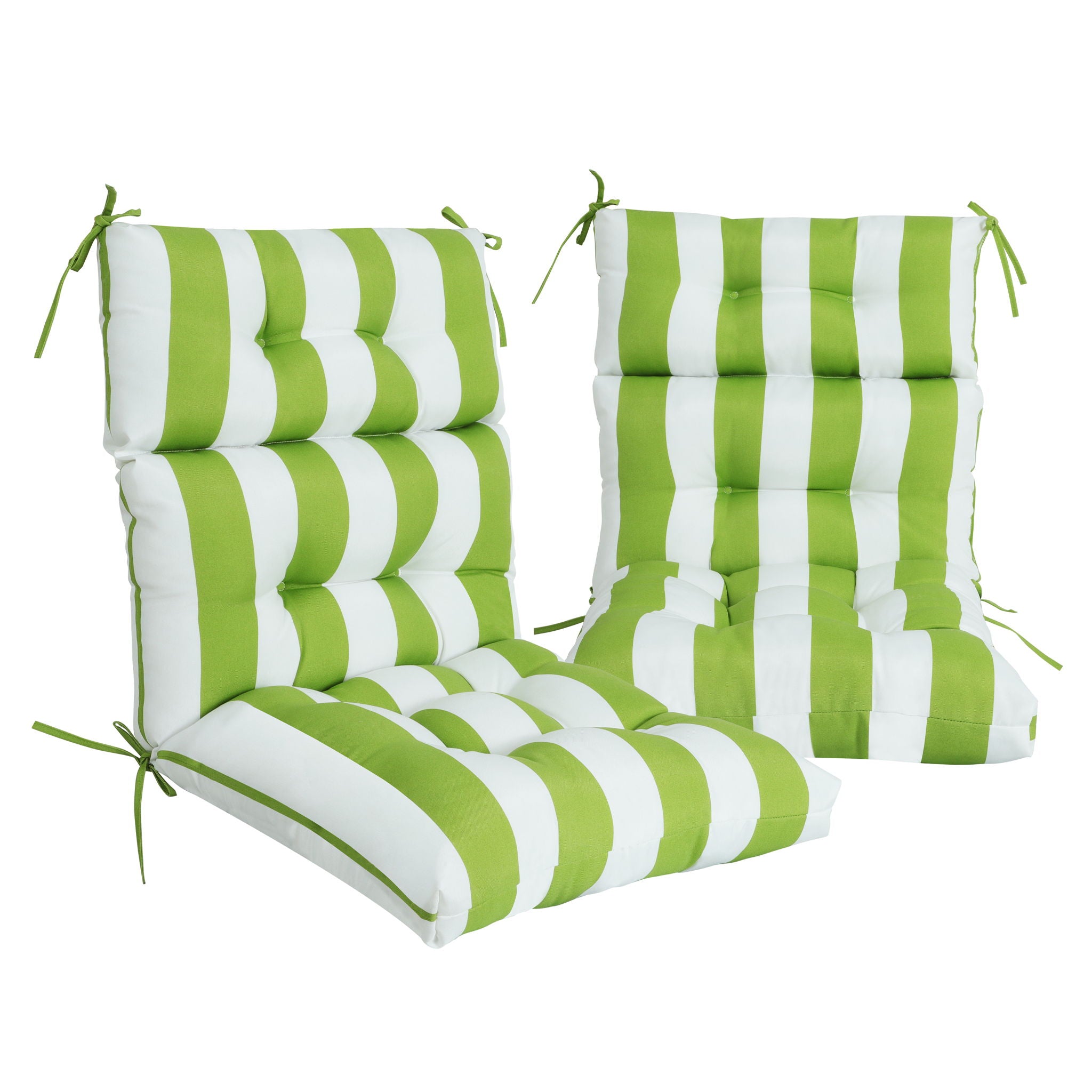 2 Piece High Back Patio Chair Cushion Set, Tufted Adirondack And Rocking Chair Cushions - Best Buy Furniture