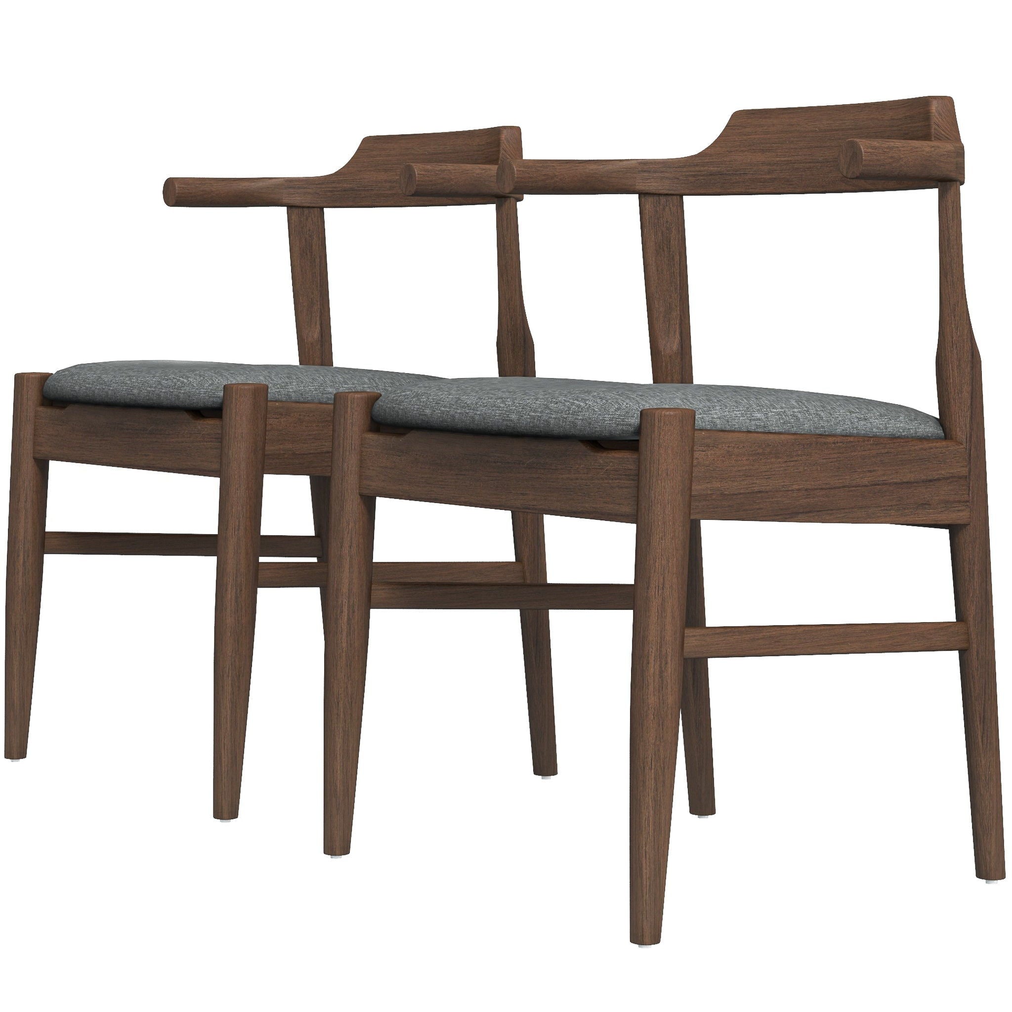 Leon - Mid-Century Modern Dining Chair (Set of 2) - Best Buy Furniture
