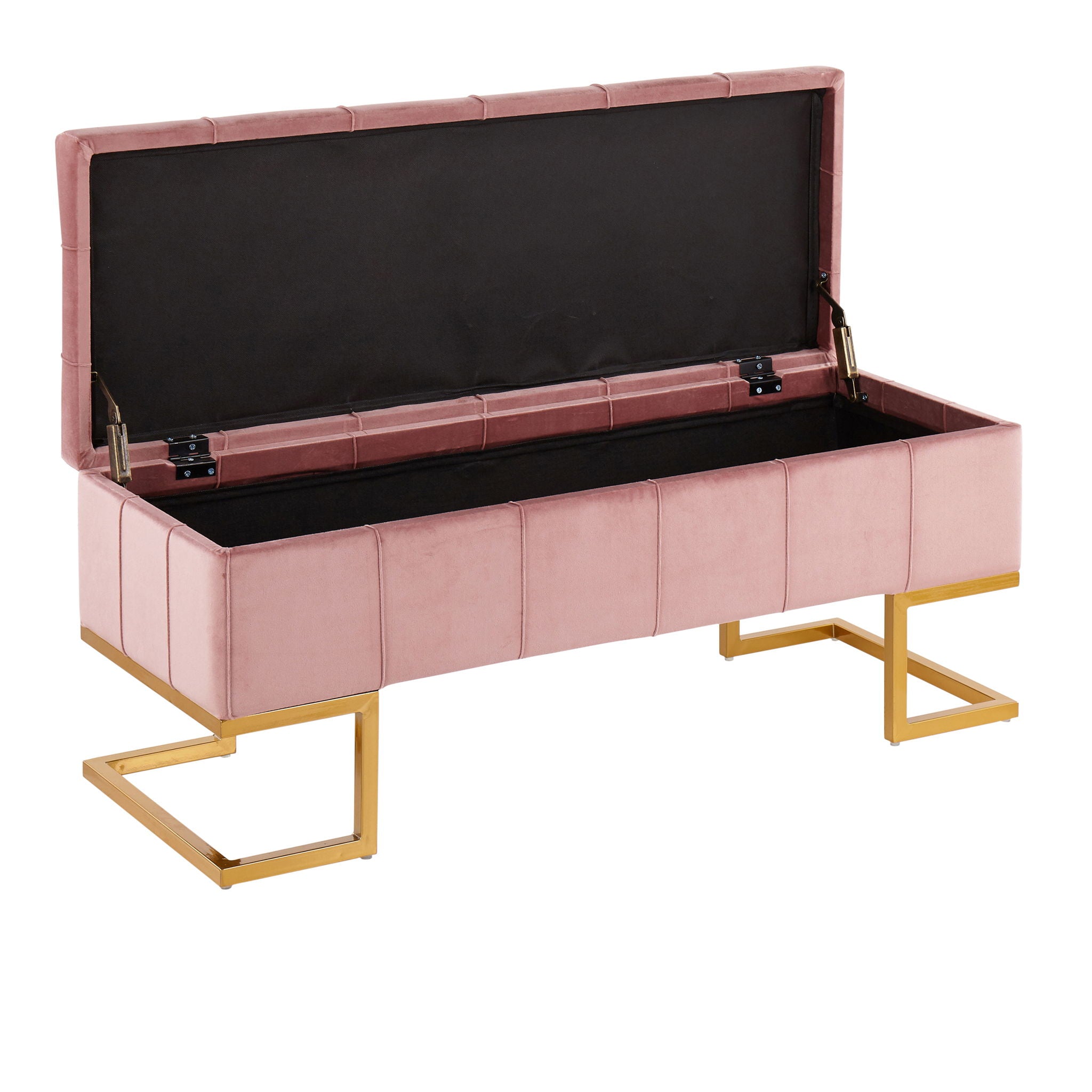 Midas - Contemporary / Glam Storage Bench - Best Buy Furniture