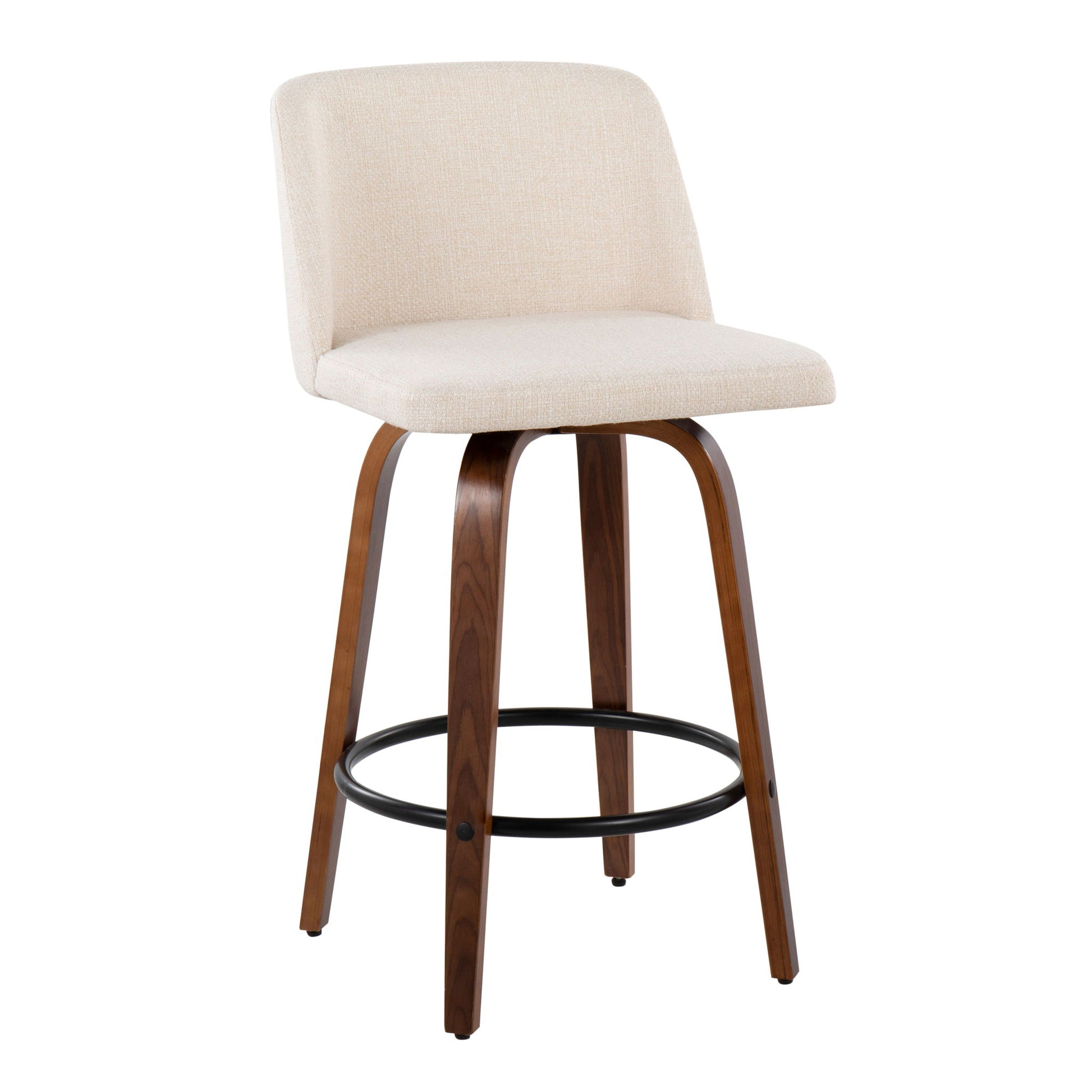 Toriano - Mid Century Modern, Counter Stool (Set of 2) - Best Buy Furniture