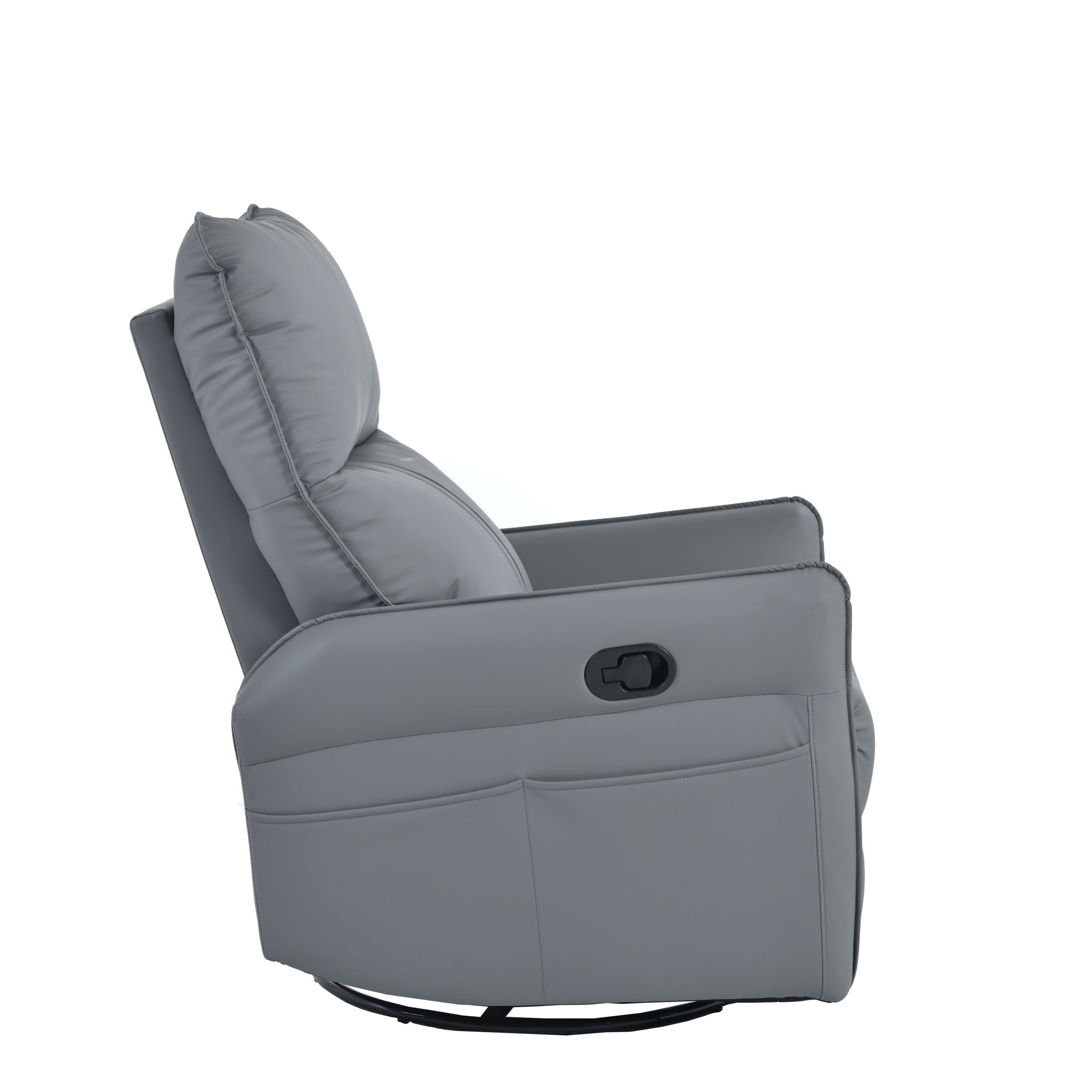 360° Modern Small Rocking Swivel Recliner Chair With Side Pocket - Best Buy Furniture