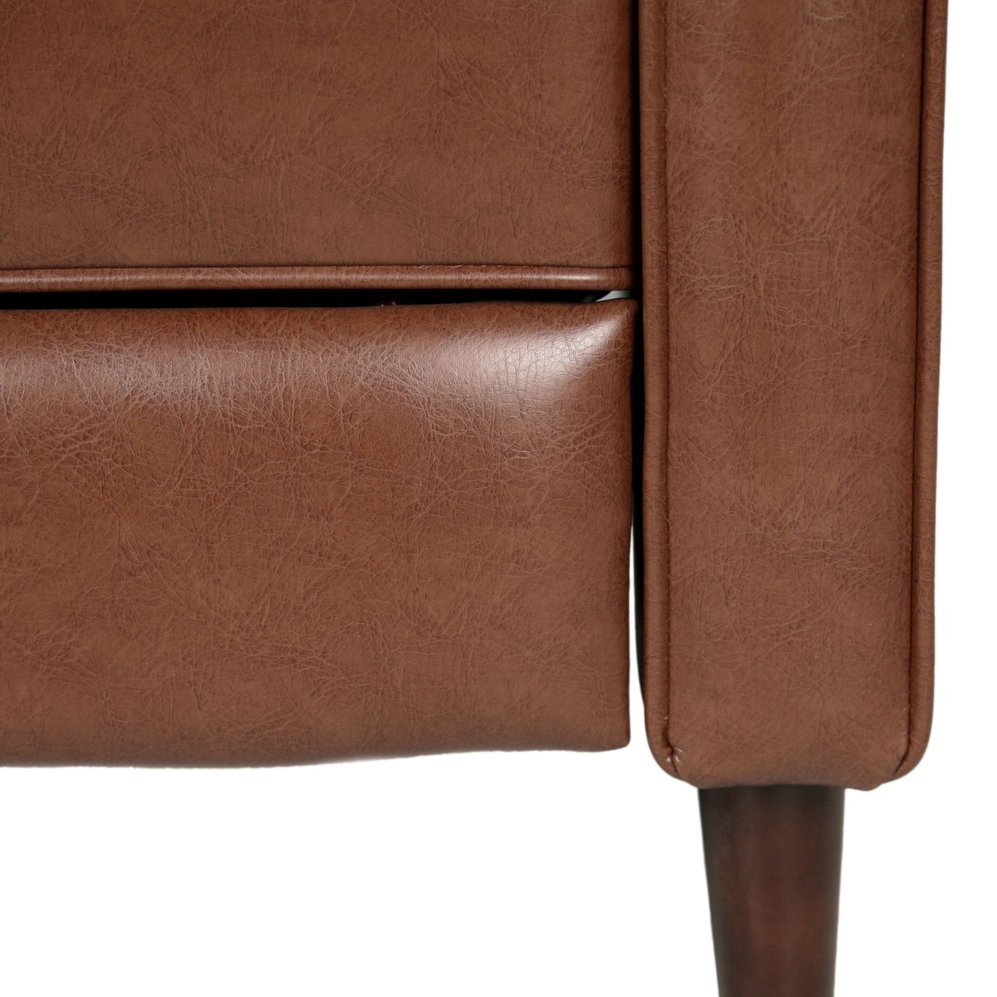 Mid-Century Modern Recliner With Button Tufted Waffle Stitch - Best Buy Furniture