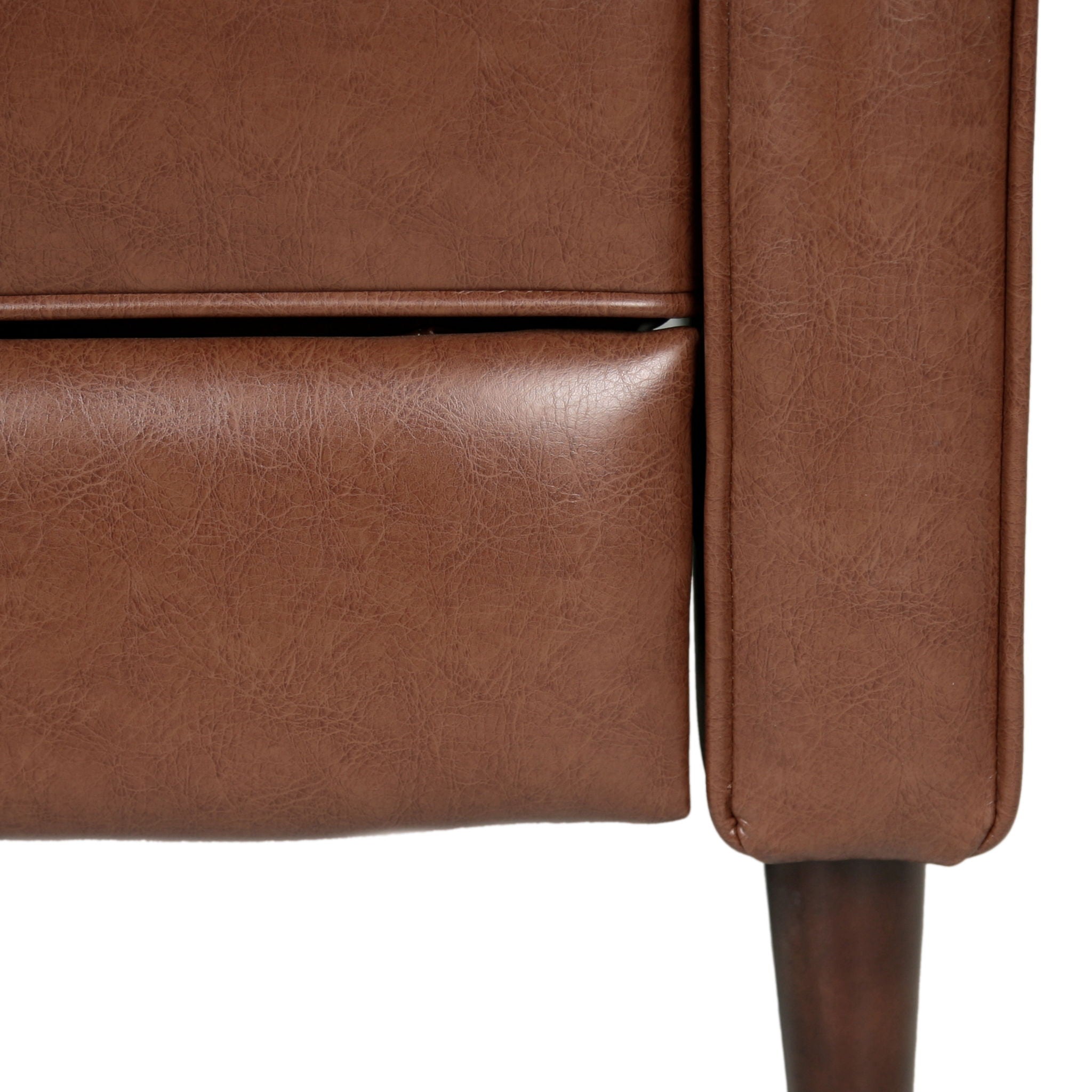 Mid-Century Modern Recliner With Button Tufted Waffle Stitch - Best Buy Furniture