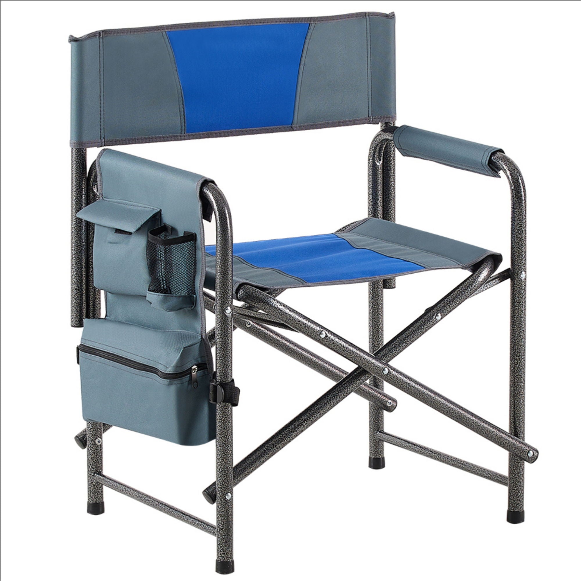 Padded Folding Outdoor Chair With Storage Pockets, Lightweight Oversized Directors Chair For Indoor, Outdoor Camping, Picnics And Fishing - Best Buy Furniture