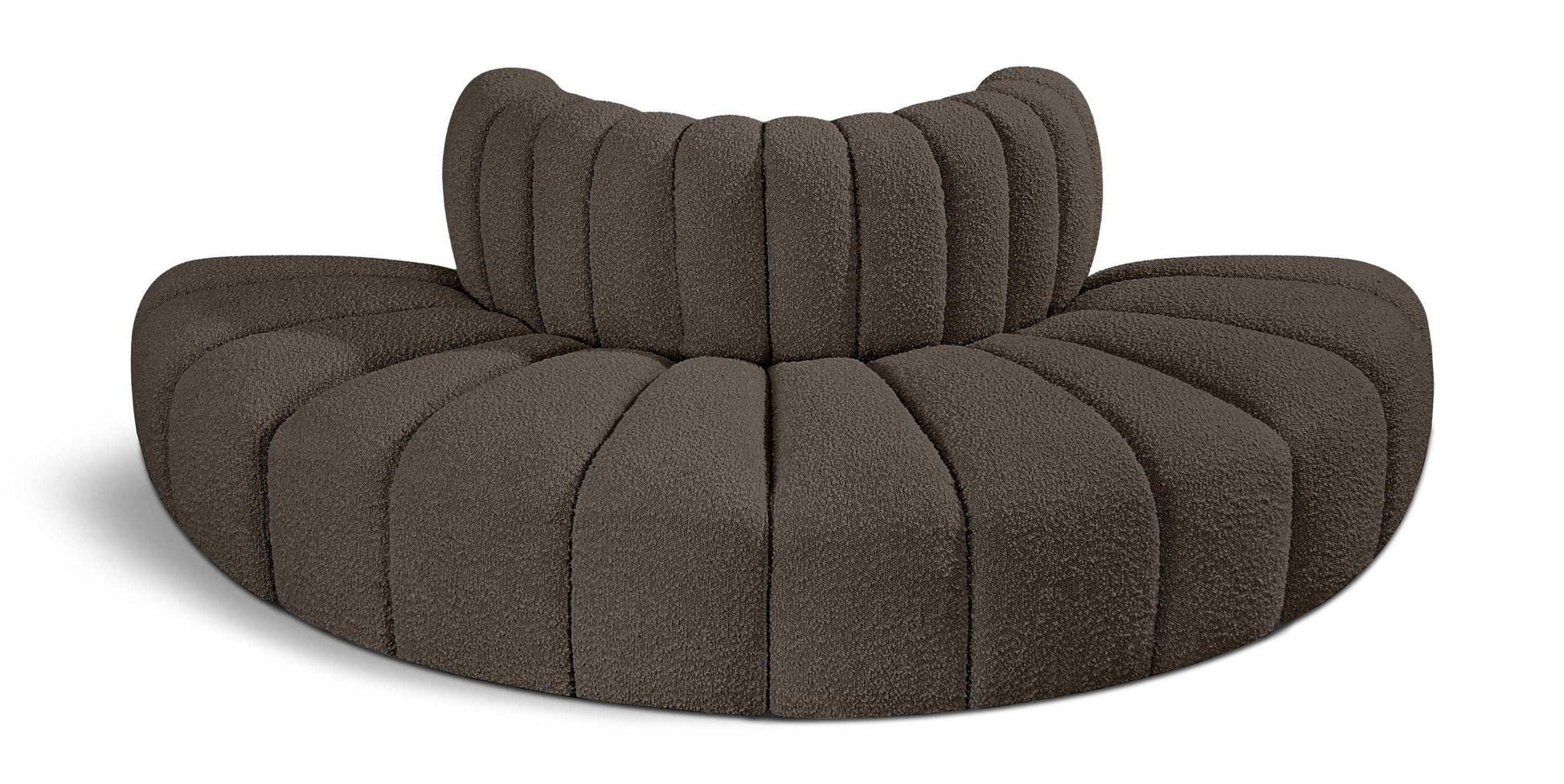 Arc - Boucle Fabric 4 Piece Modular Sofa - Best Buy Furniture