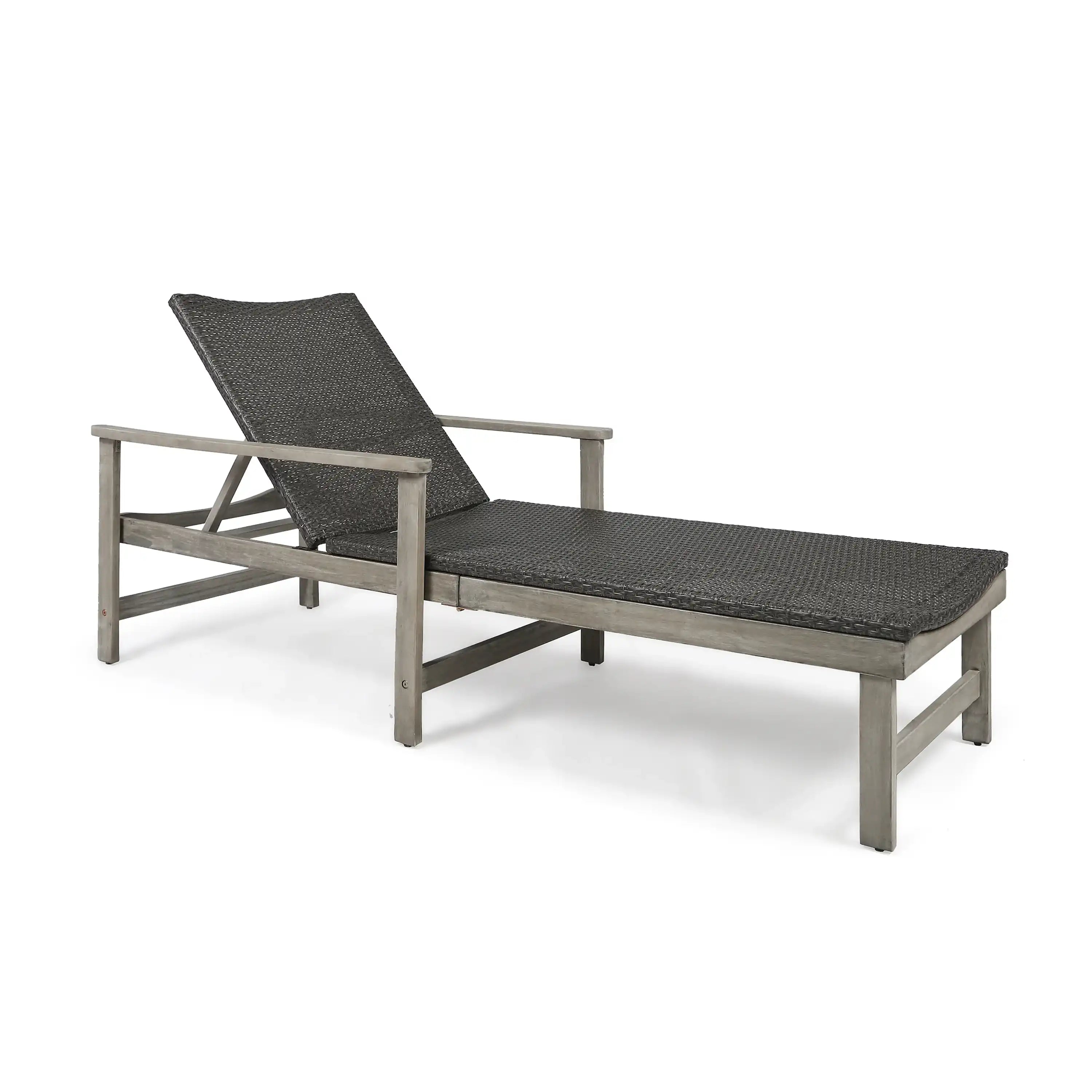 HAMPTON WOOD + WICKER CHAISE LOUNGE - Best Buy Furniture