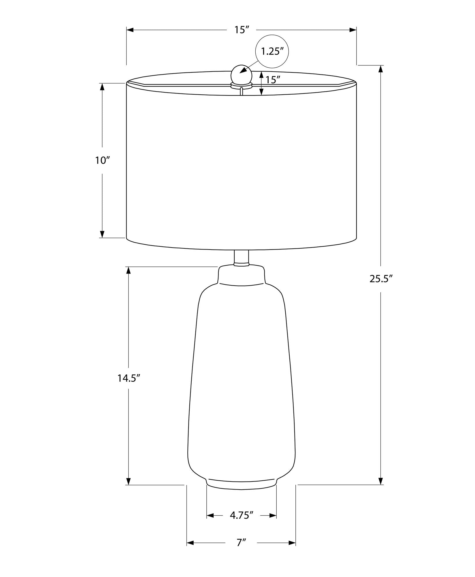 Lighting, Table Lamp, Ceramic, Modern - Cream - Best Buy Furniture