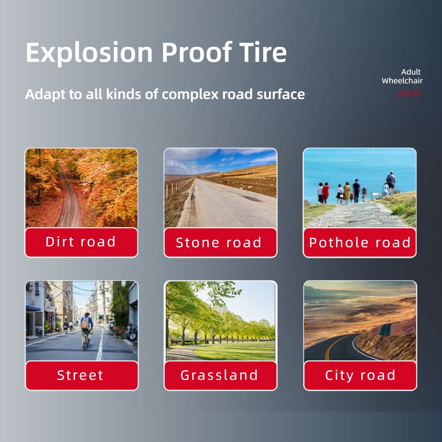 Heavy-Duty Manual Wheelchair For Adults With Double X Force Support