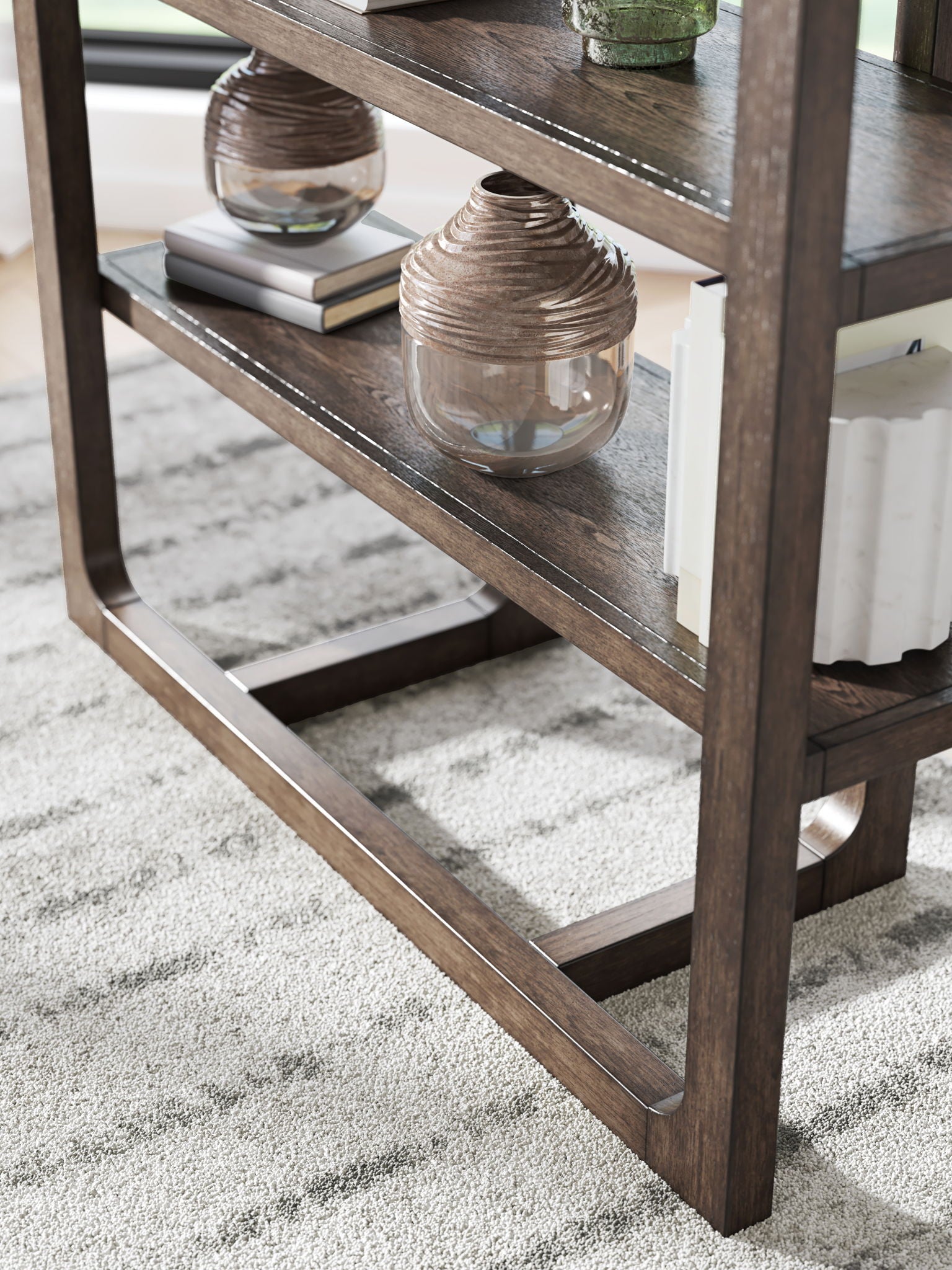 Breckington - Bookcase - Dark Brown - Best Buy Furniture