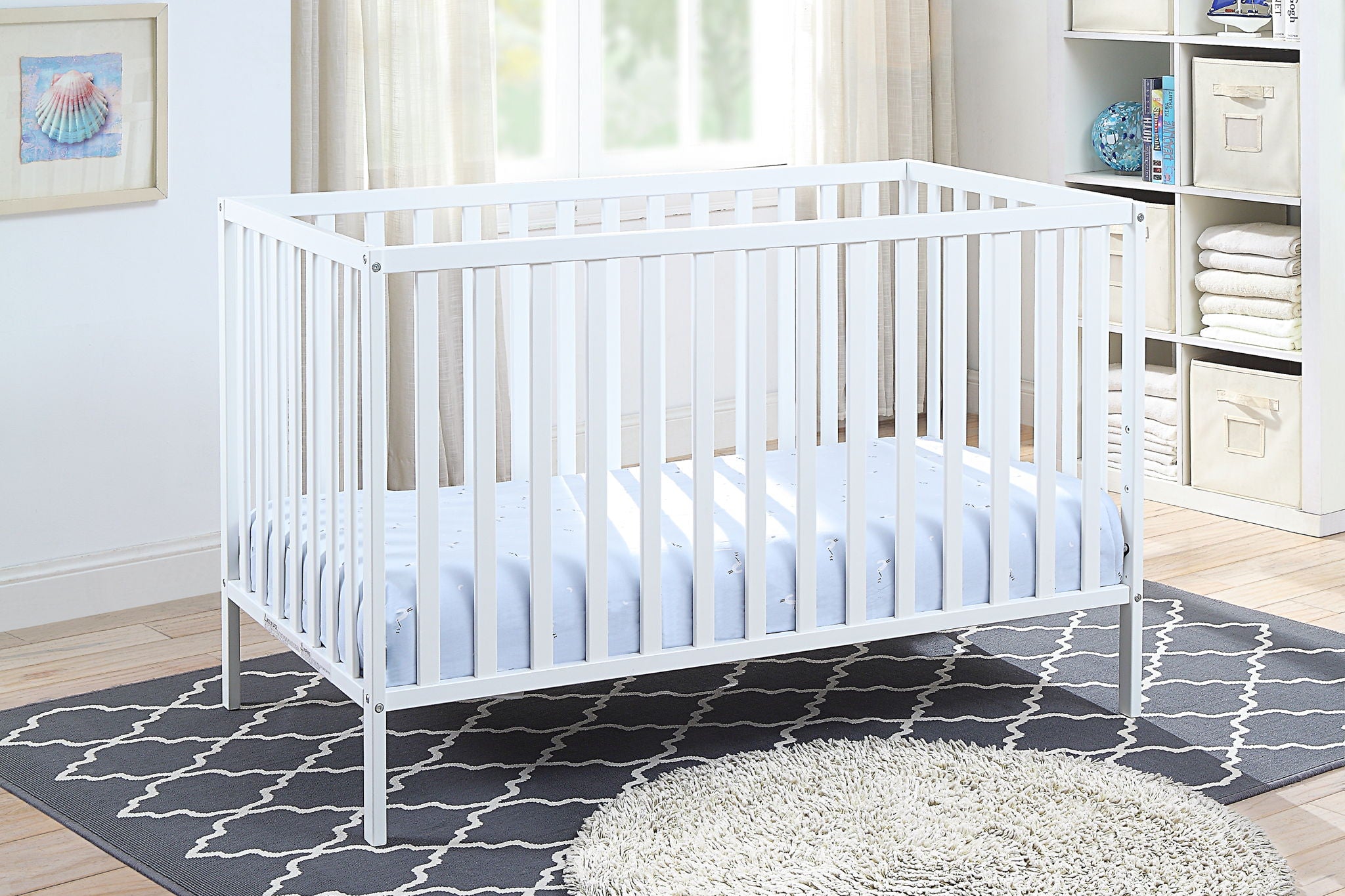 Palmer - 3-in-1 Convertible Island Crib - Best Buy Furniture