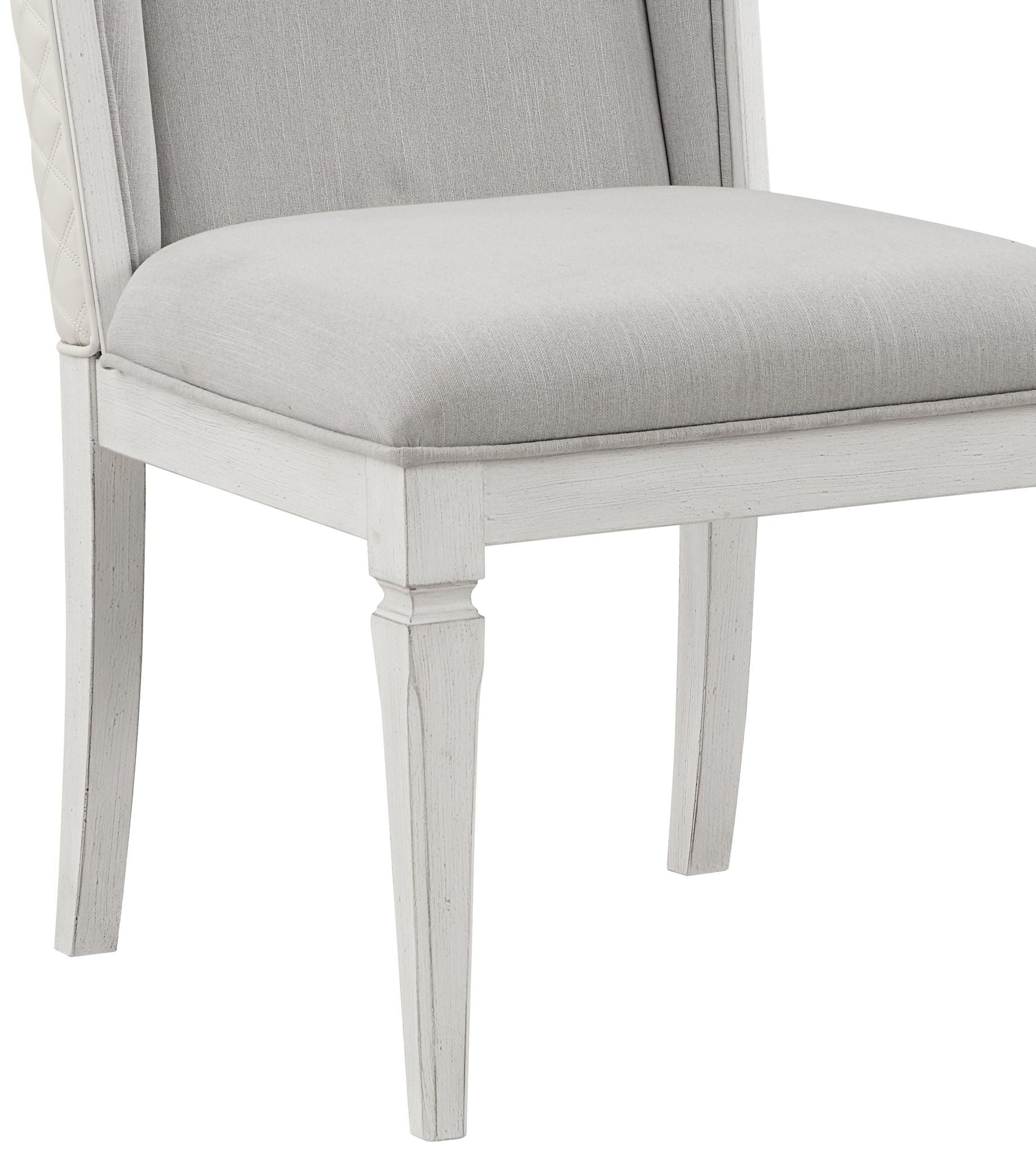 Katia - Side Chair (Set of 2) - Gray / White - Best Buy Furniture