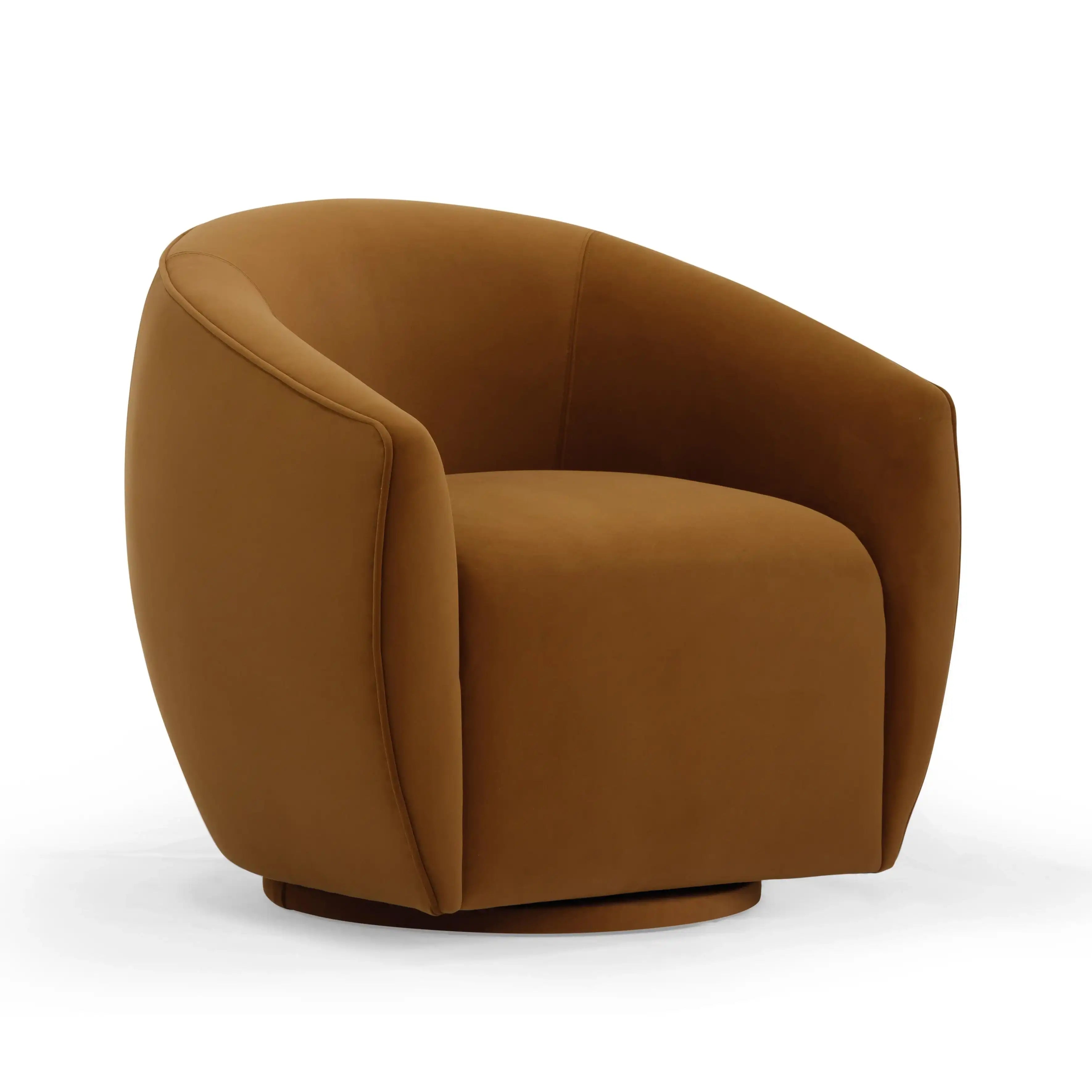 Jordan - Velvet Swivel Chair - Best Buy Furniture