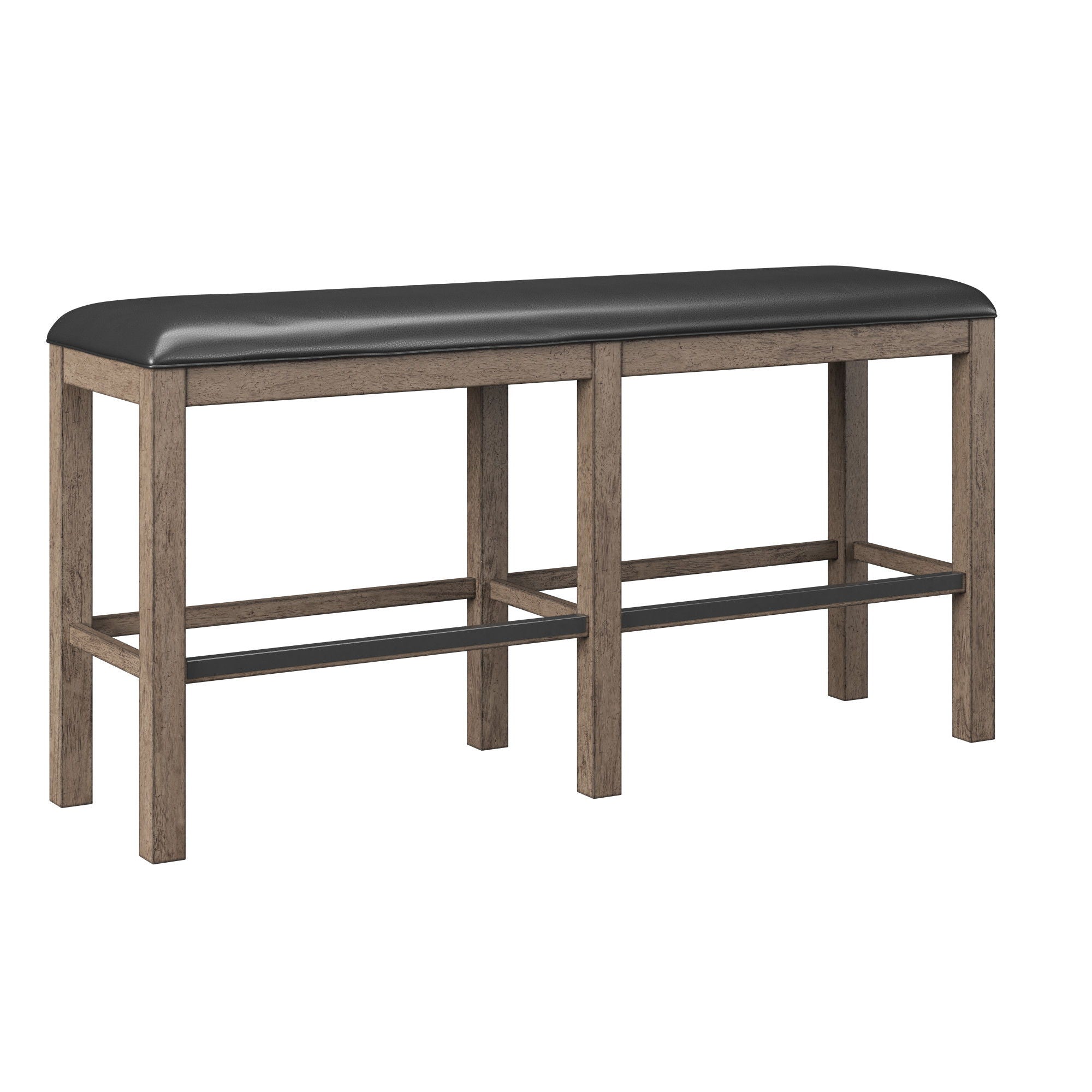 Benti - Bar Height Bench - Brown - Best Buy Furniture