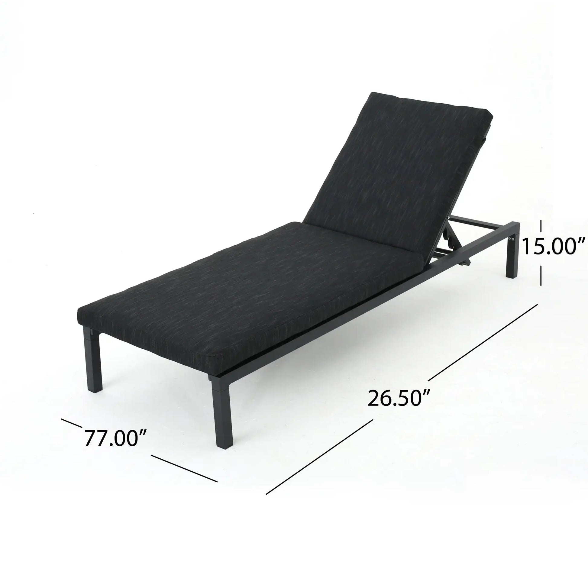 NAVAN CHAISE LOUNGE - DARK GREY SET OF 2 - Best Buy Furniture
