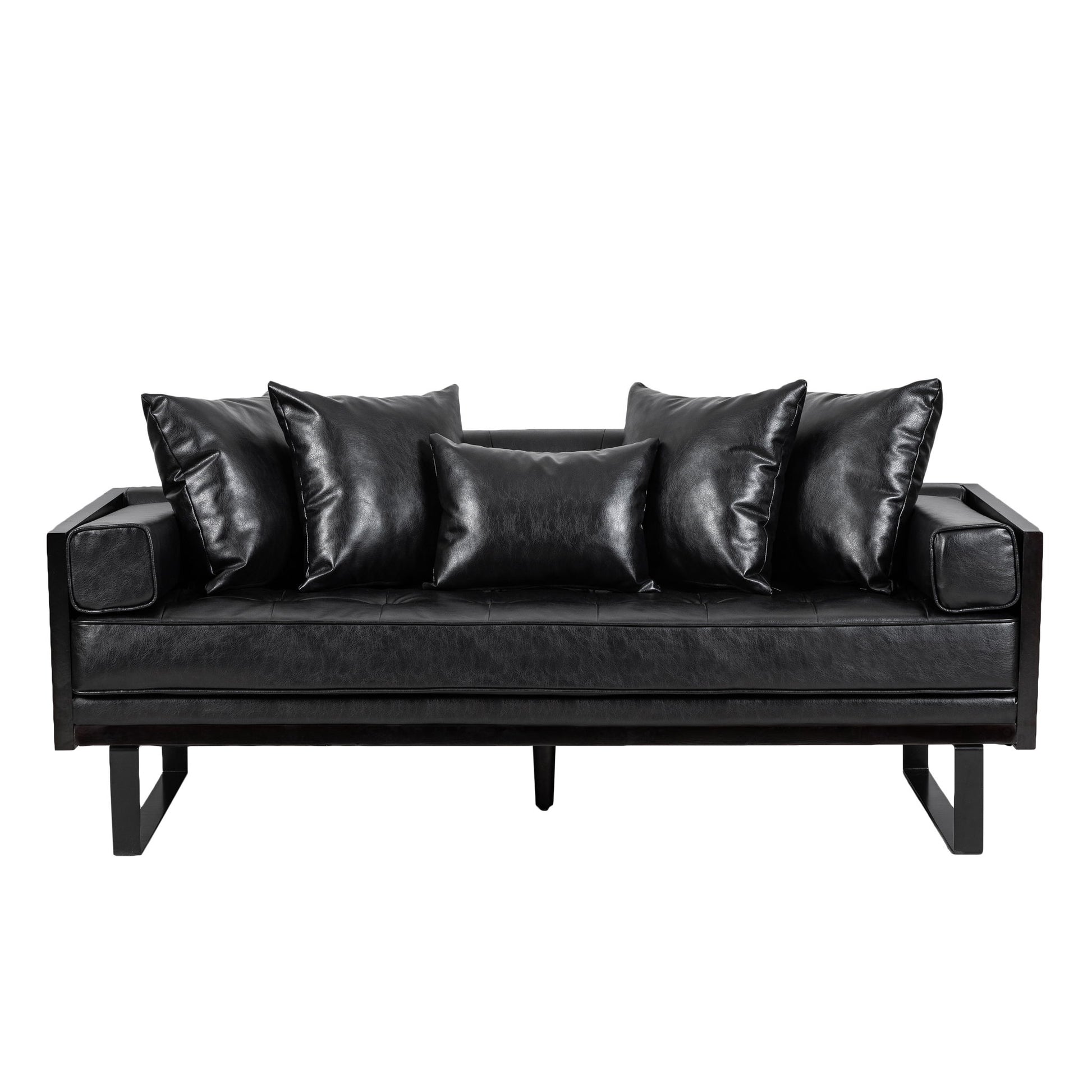 Contemporary Oversized Loveseat With Accent Pillow - Best Buy Furniture