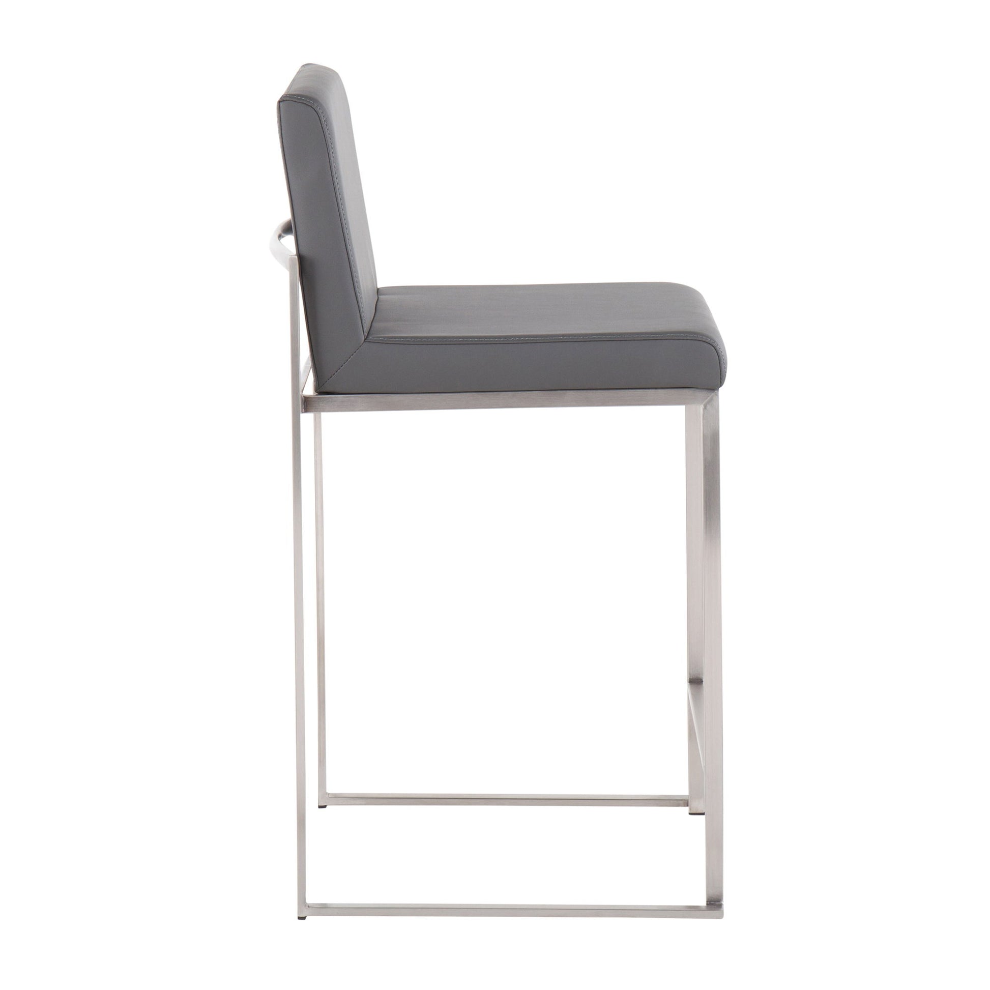 Fuji - Contemporary High Back Counter Stool, Functional Design - Best Buy Furniture