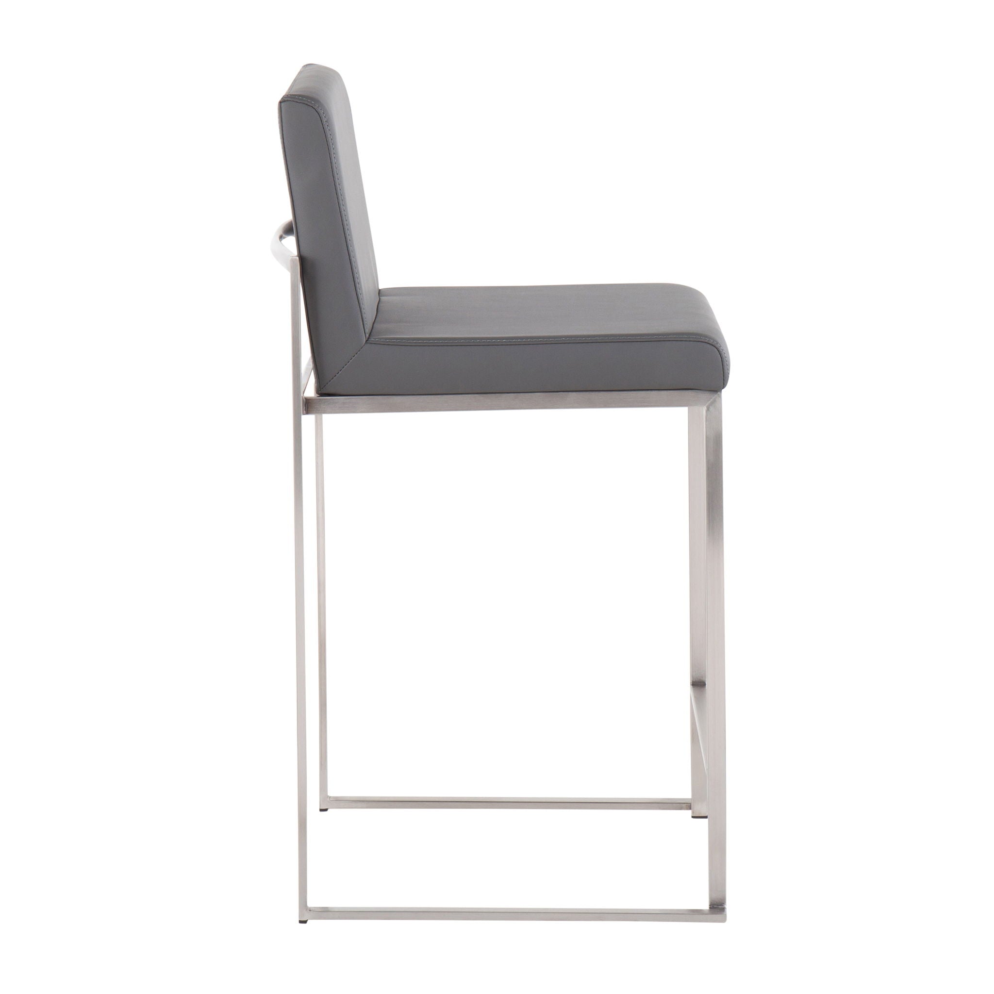 Fuji - Contemporary High Back Counter Stool, Functional Design - Best Buy Furniture