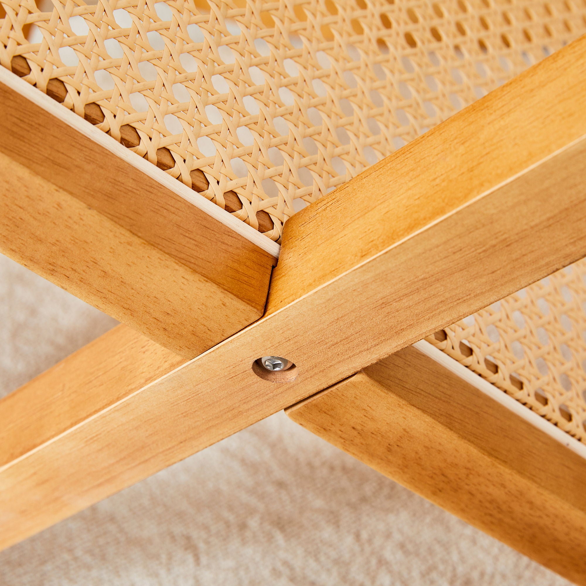 Chinese Countryside Retro Solid Wood Round Table, Simple Modern Imitation Rattan Table - Wood - Best Buy Furniture