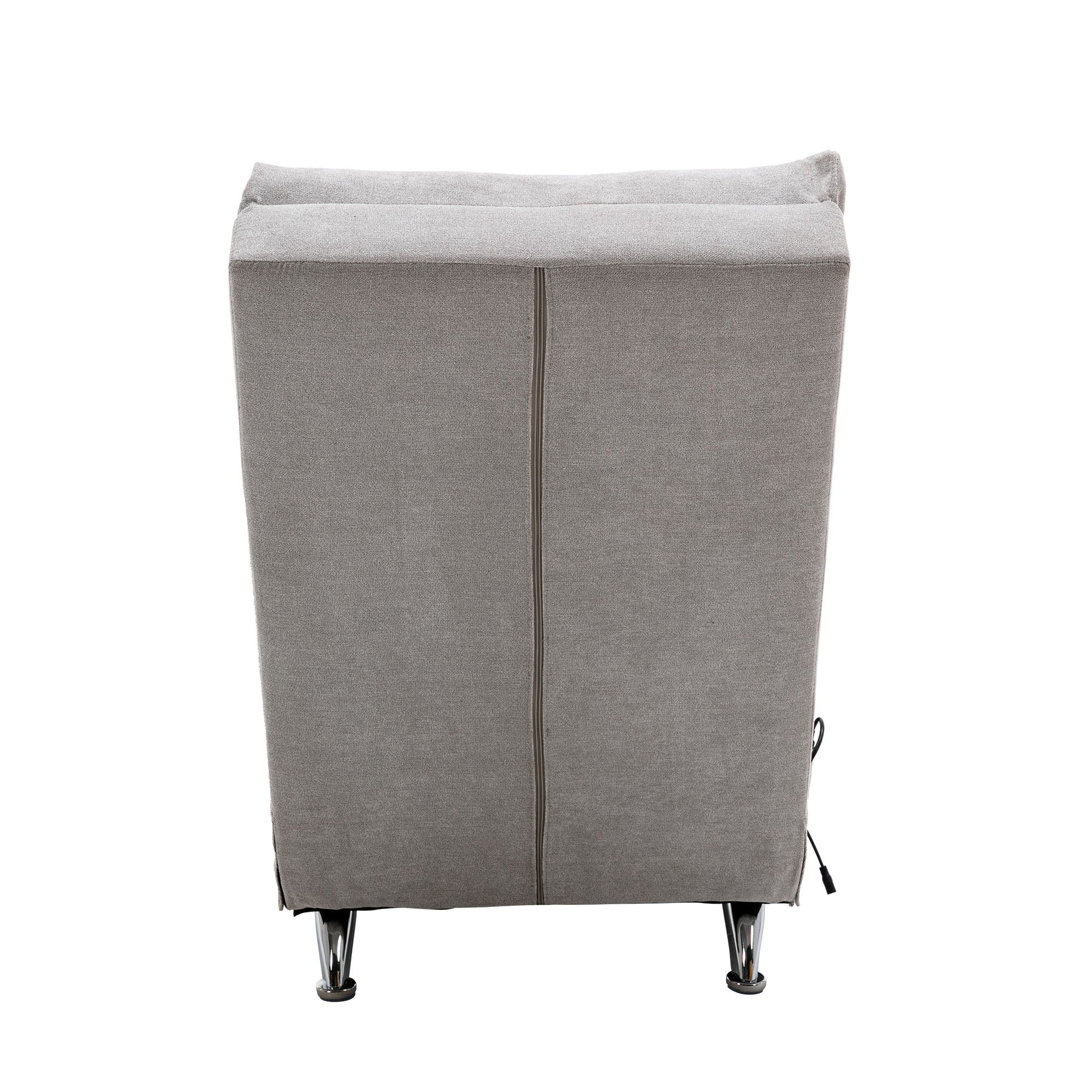 Massage Chaise Lounge Indoor With Remote Control, Ergonomic Electric Massage Lounger - Best Buy Furniture