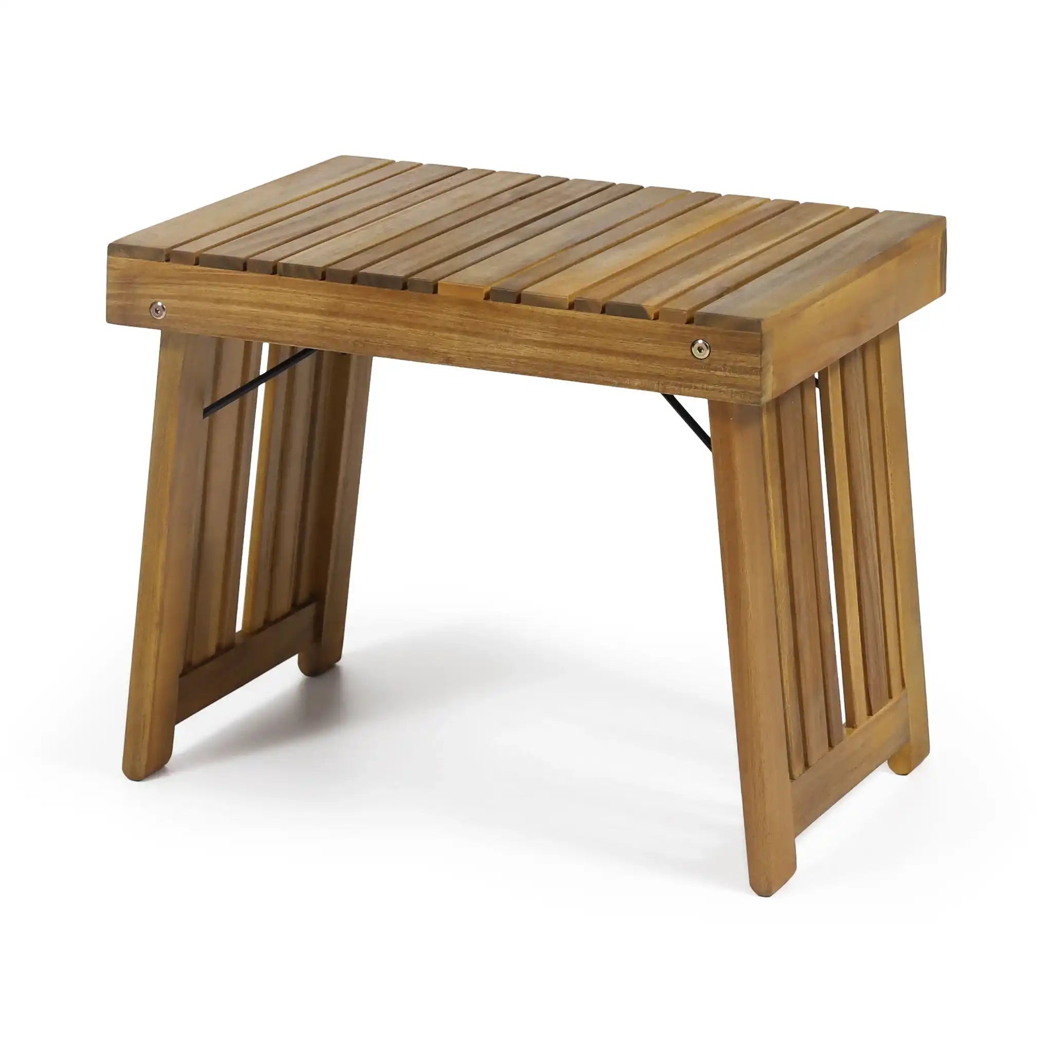 Temptation - Outdoor Foldable Side Table With Slat Design - Best Buy Furniture