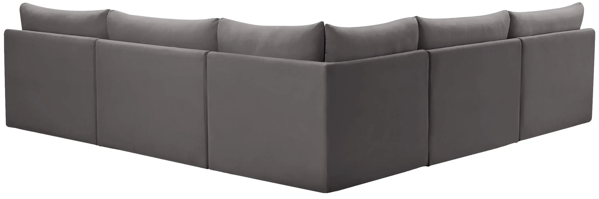 Jacob - Modular Corner Armless Sectional 5 Piece - Best Buy Furniture
