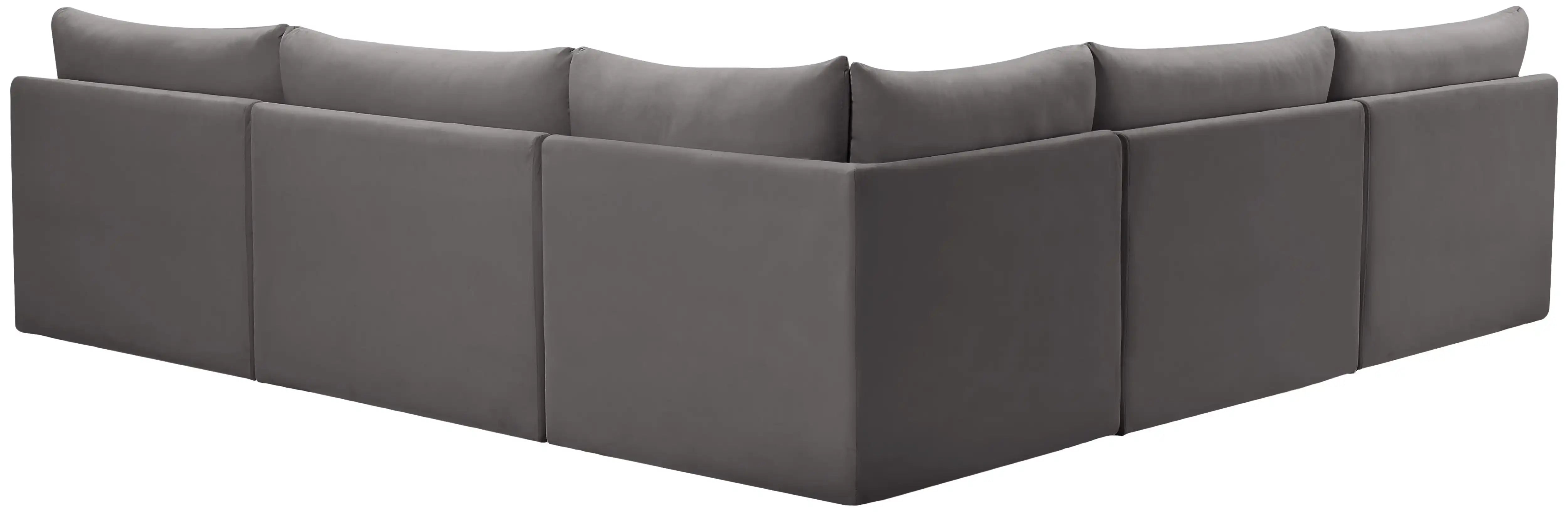 Jacob - Modular Corner Armless Sectional 5 Piece - Best Buy Furniture