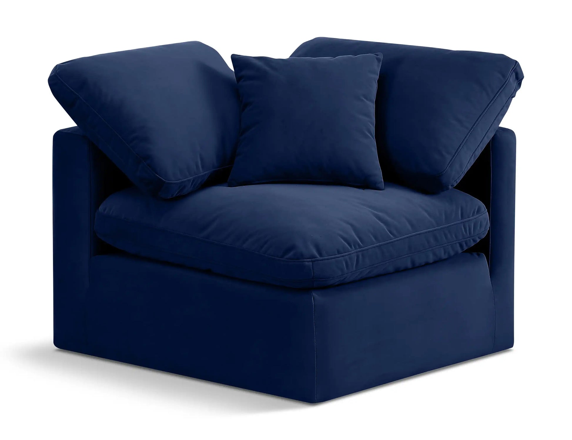 Indulge - Velvet Corner Chair - Best Buy Furniture