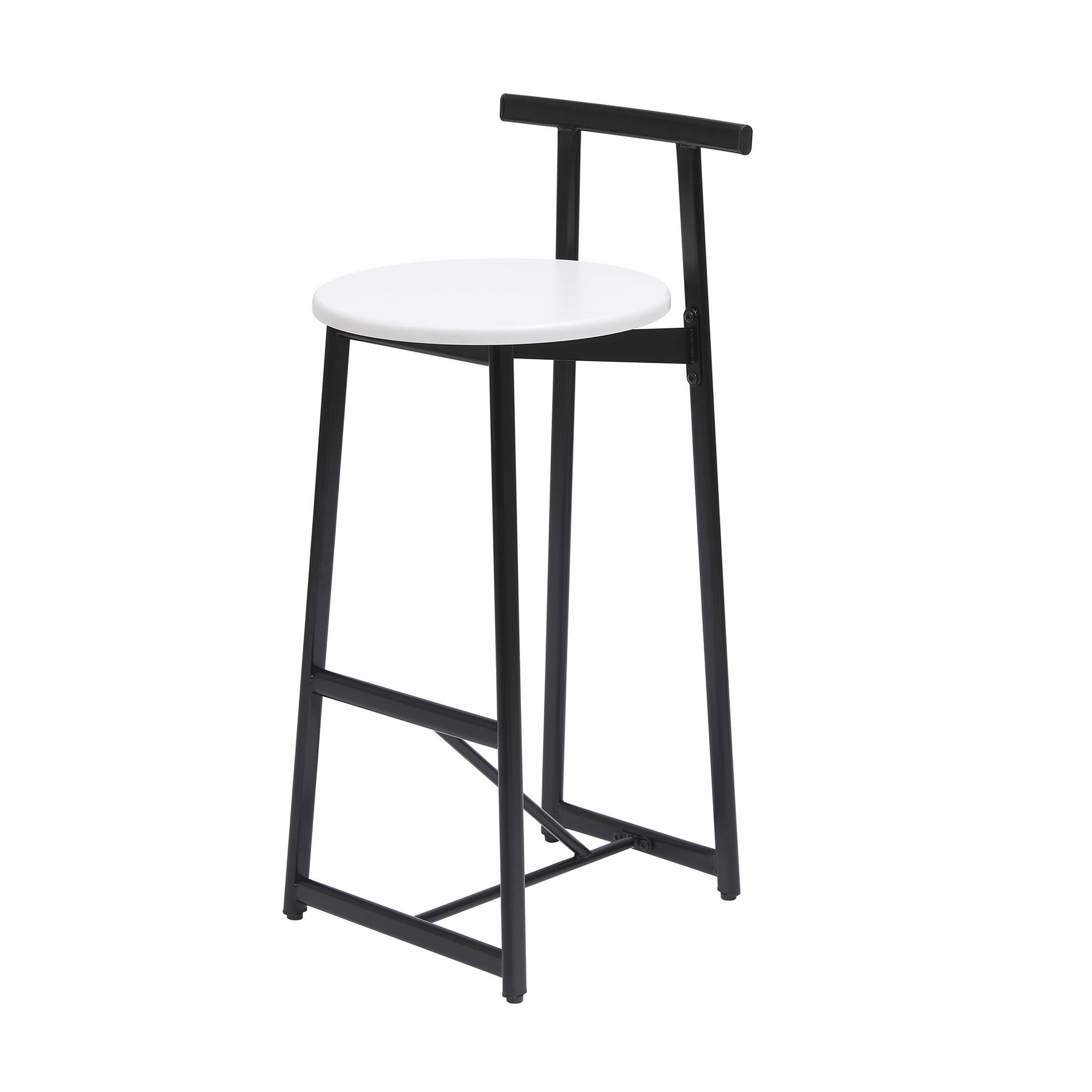 Modern Bar Stools With Backrest For Kitchen (Set of 3) - Best Buy Furniture