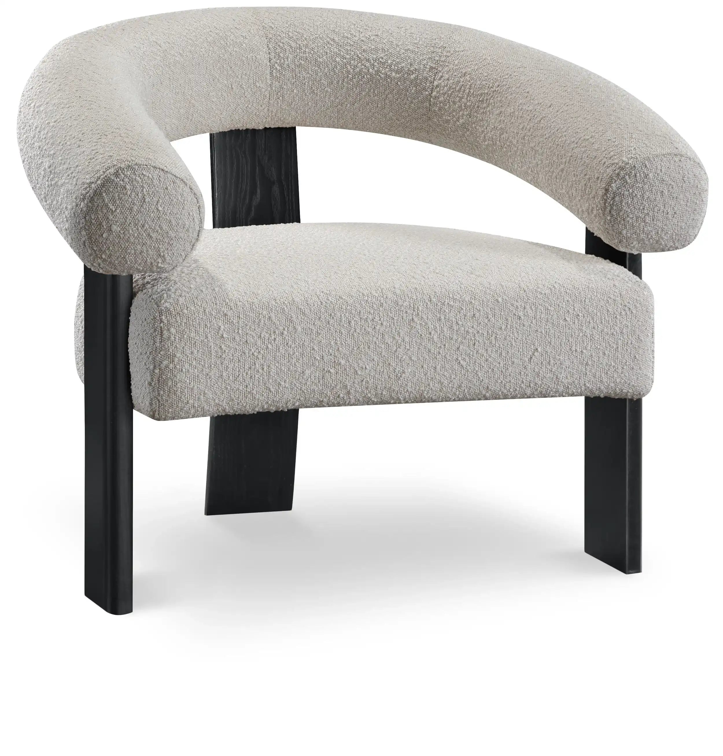 Winston - Accent Chair With Black Legs - Best Buy Furniture