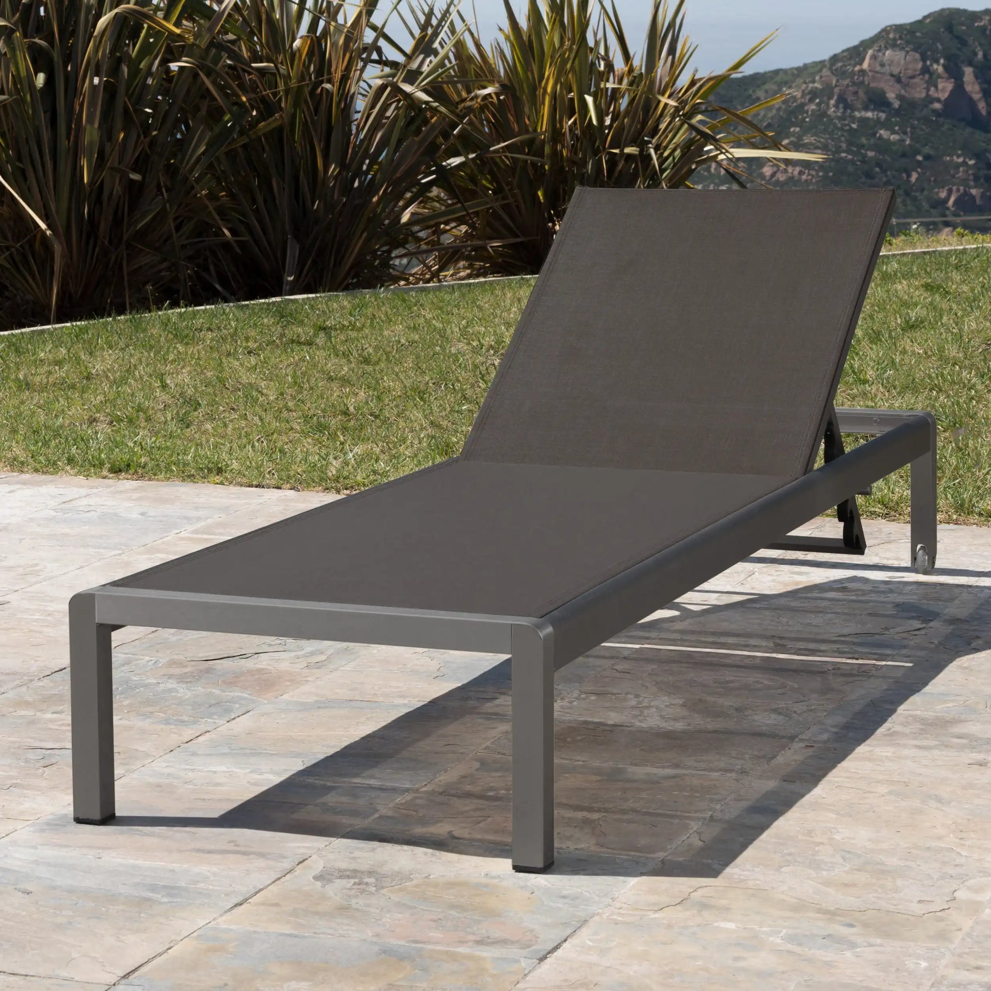 CAPE CORAL KD CHAISE LOUNGE GREY - Best Buy Furniture