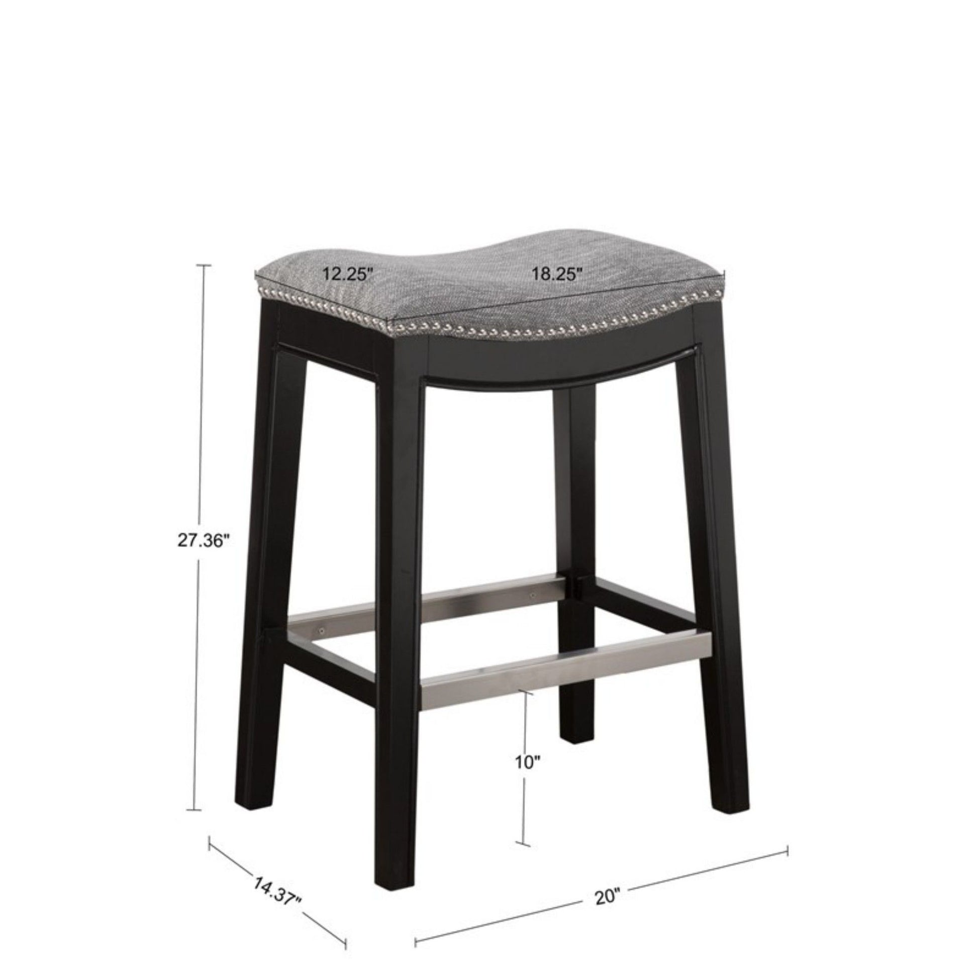 Saddle Counter Stool With High Density Foam - Best Buy Furniture