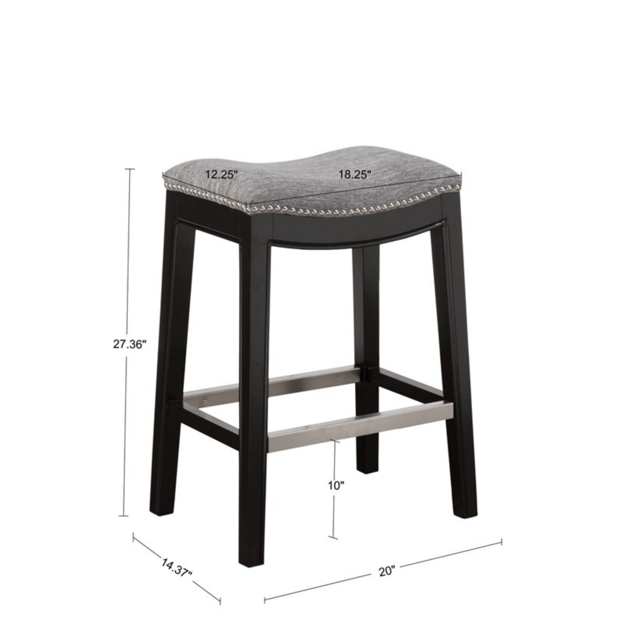 Saddle Counter Stool With High Density Foam - Best Buy Furniture