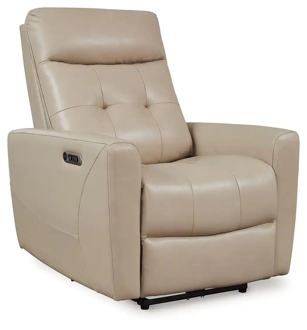 Pisgham - Power Recliner With Adj Headrest - Best Buy Furniture