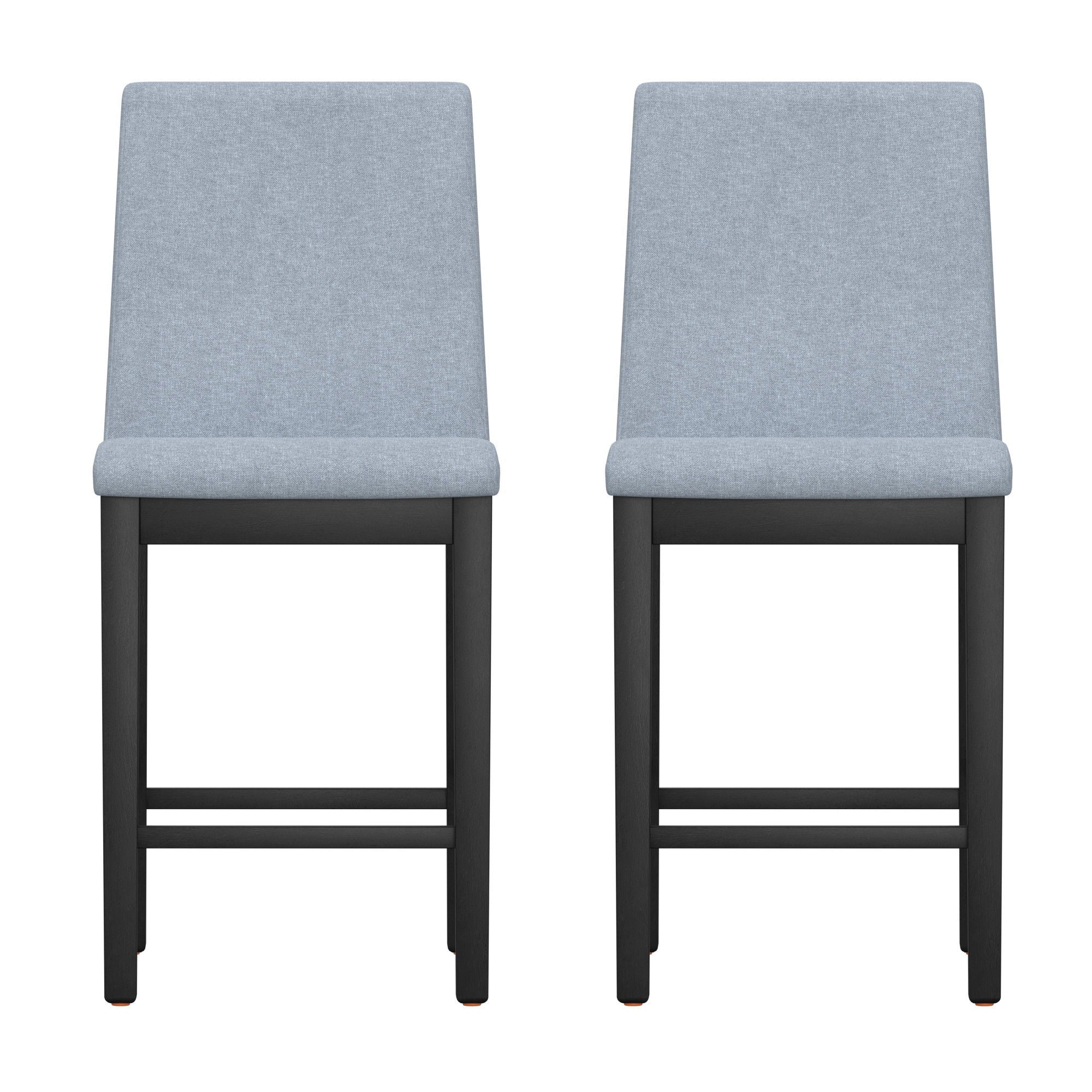 Quaint - Gathering Height Stool (Set of 2) - Gray - Best Buy Furniture