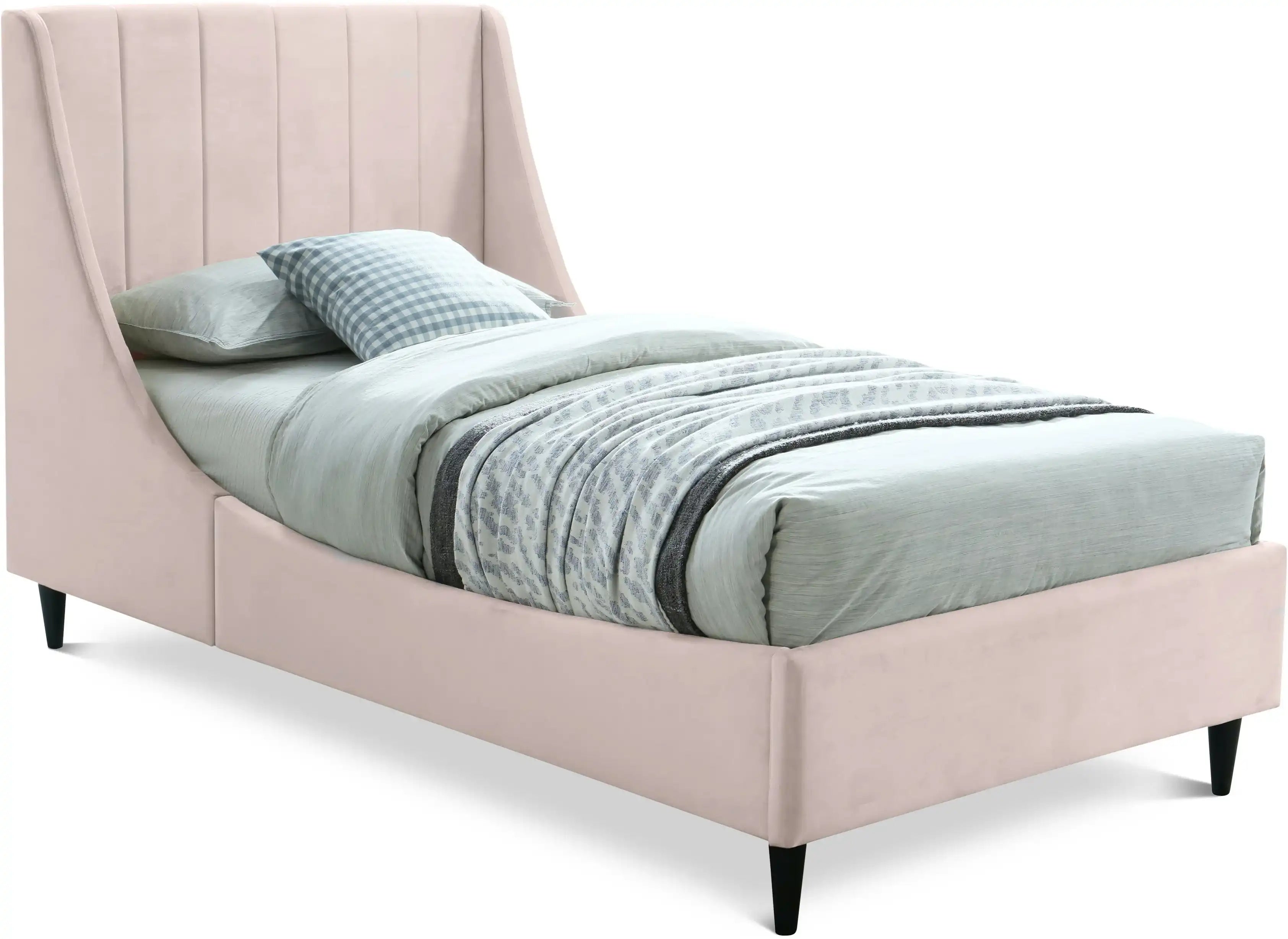 Eva - Velvet Bed - Best Buy Furniture