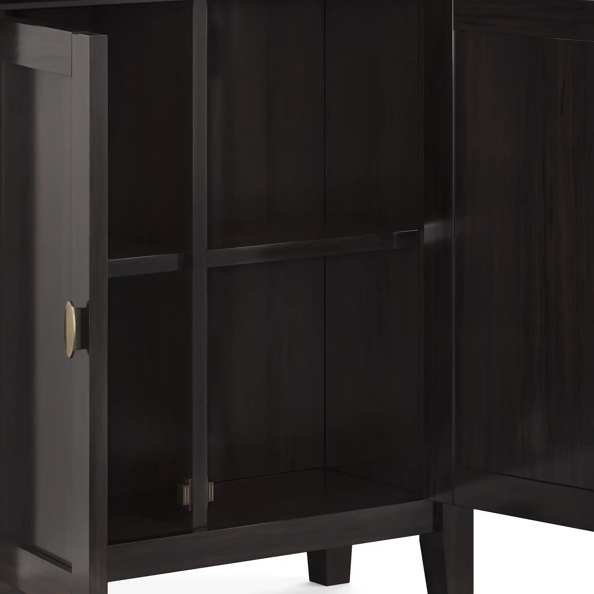 Redmond - Low Storage Cabinet - Hickory Brown - Best Buy Furniture