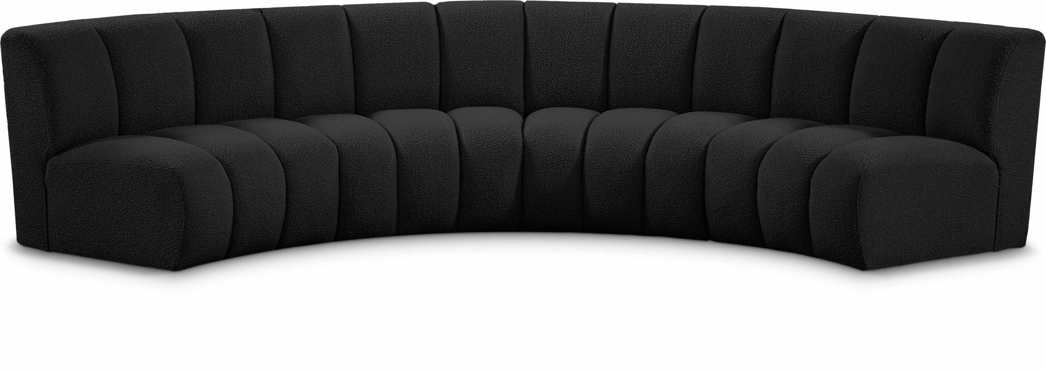 Infinity - 4 Piece Boucle Modular Sectional - Best Buy Furniture