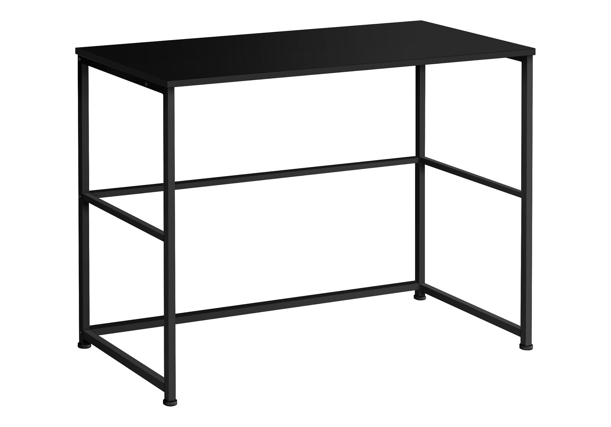 Computer Desk, Home Office, Laptop, Left & Right Set-Up, Storage Drawers, Work, Contemporary, Modern - Black - Best Buy Furniture