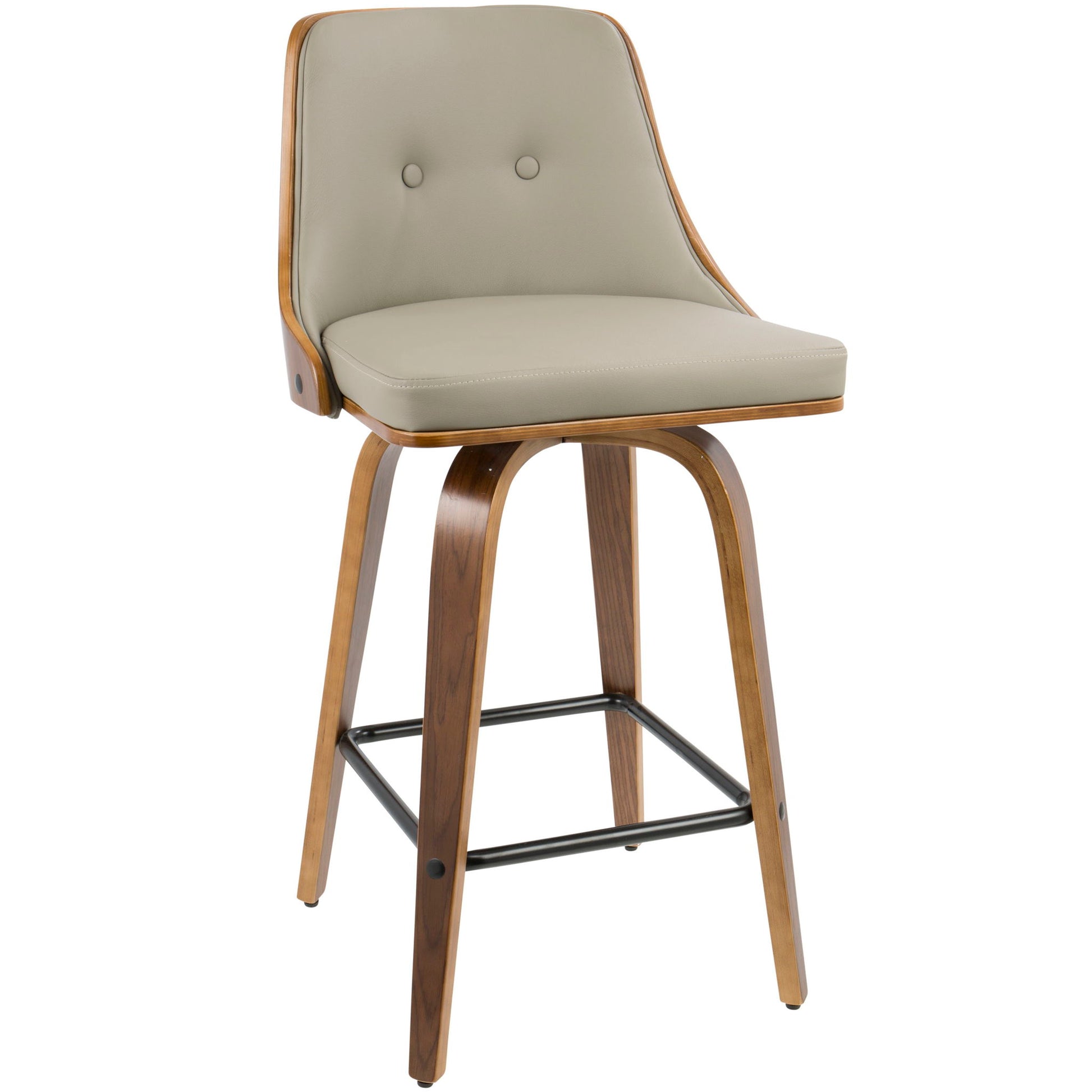 Gianna - Mid Century Modern Counter Stool (Set of 2) - Best Buy Furniture