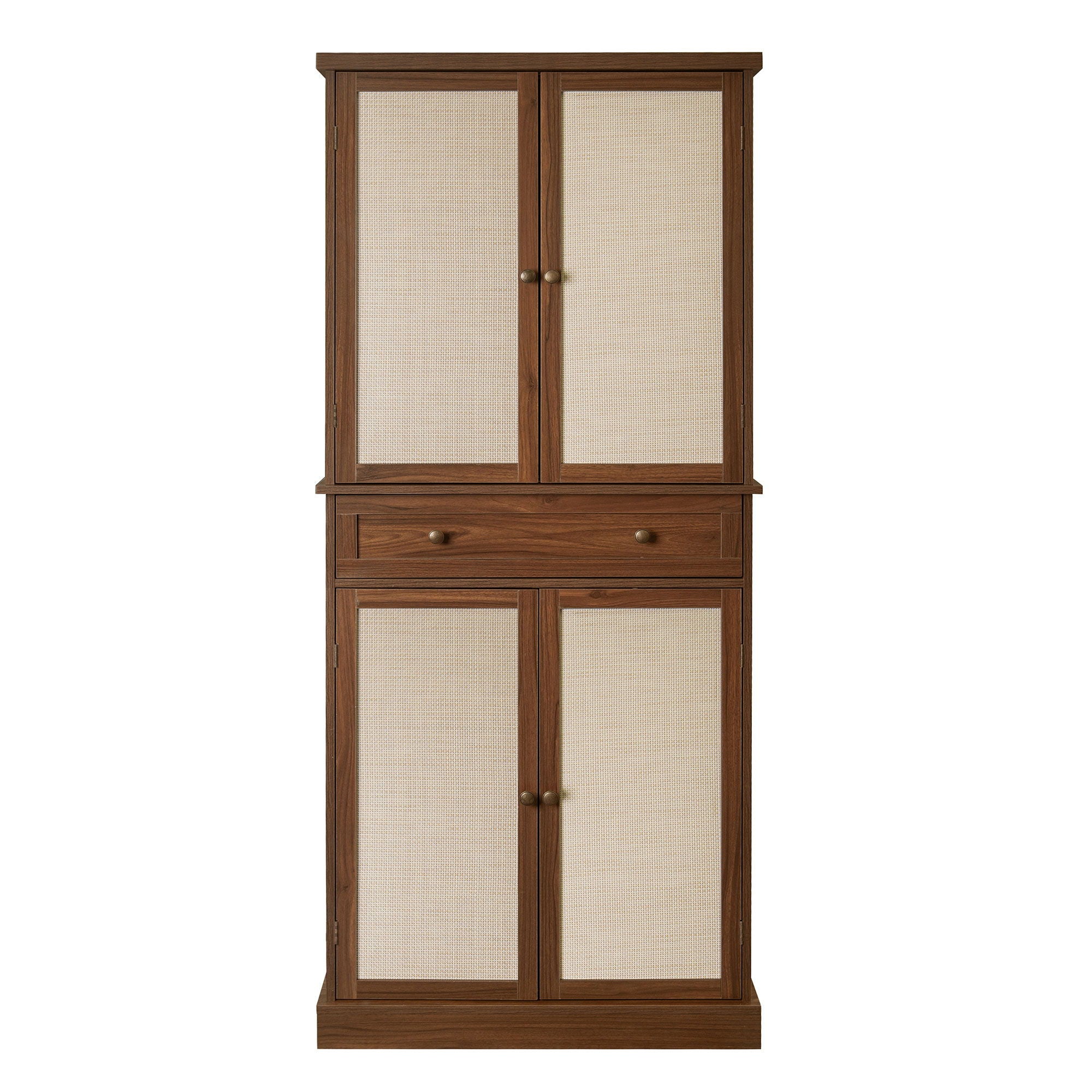 4 Door Storage Cabinet With 1 Drawer, With 4 Adjustable Inner Shelves - Best Buy Furniture