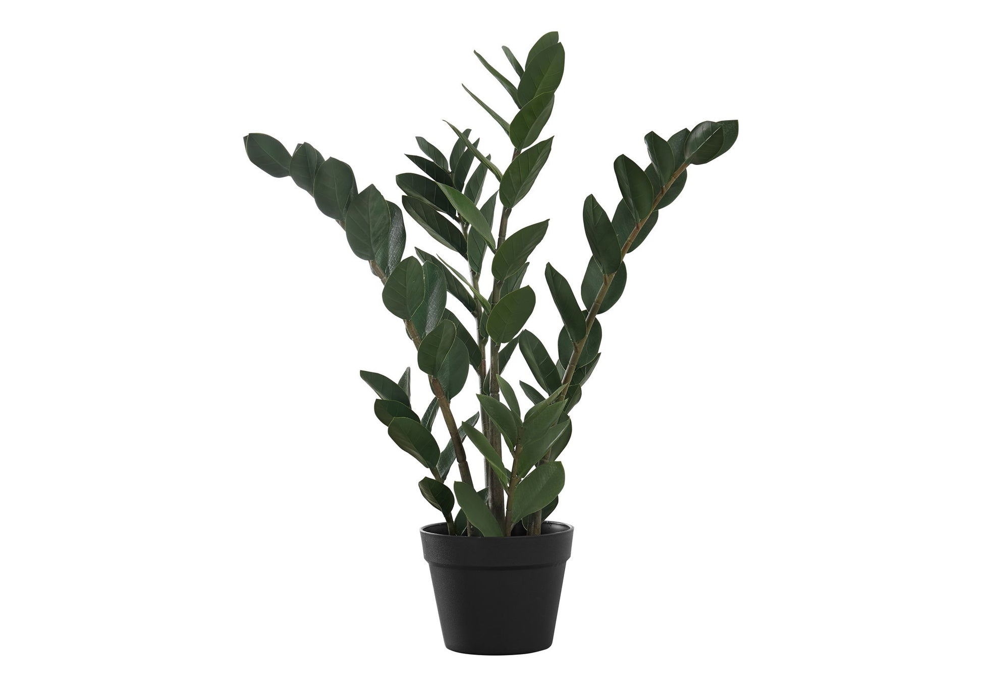 29" Tall, Artificial Plant, Zz Tree, Indoor, Faux, Fake, Floor, Greenery, Potted, Real Touch, Decorative - Green / Black - Best Buy Furniture