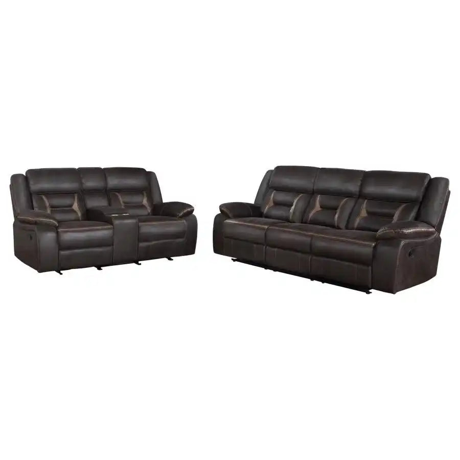 Greer - Upholstered Reclining Sofa Set - Best Buy Furniture